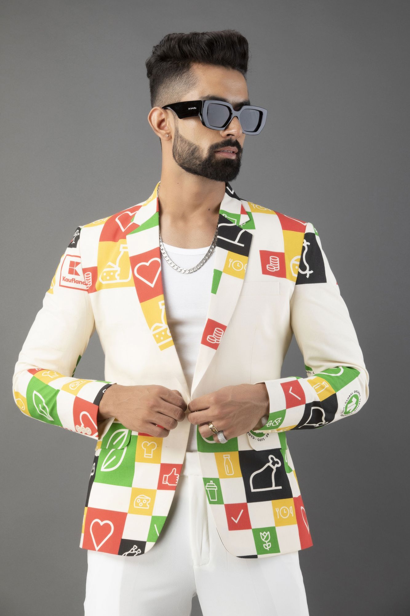 Color Block Blazer