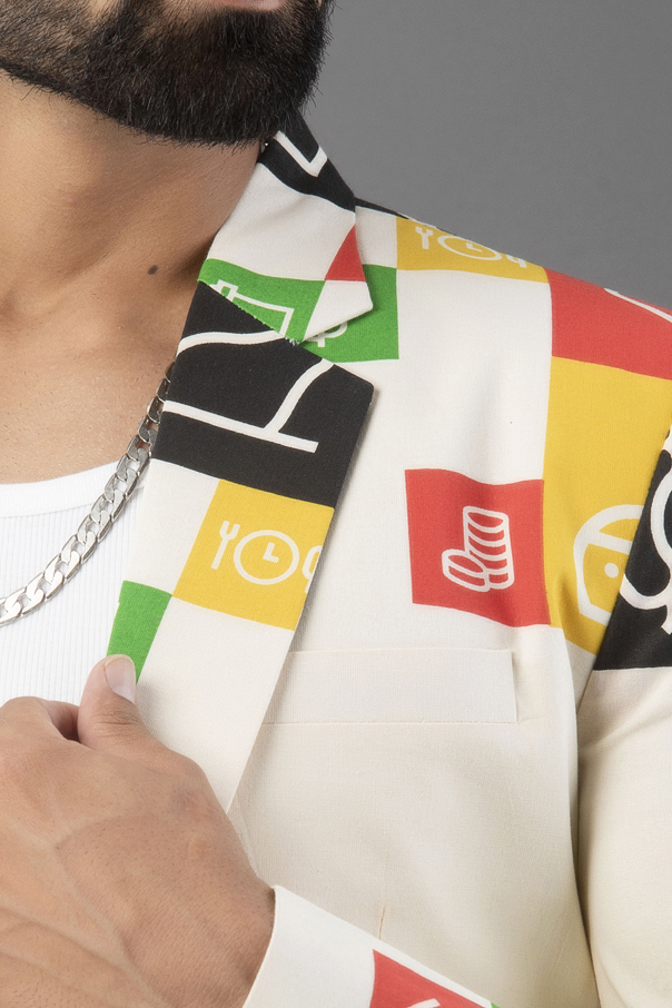 Color Block Blazer