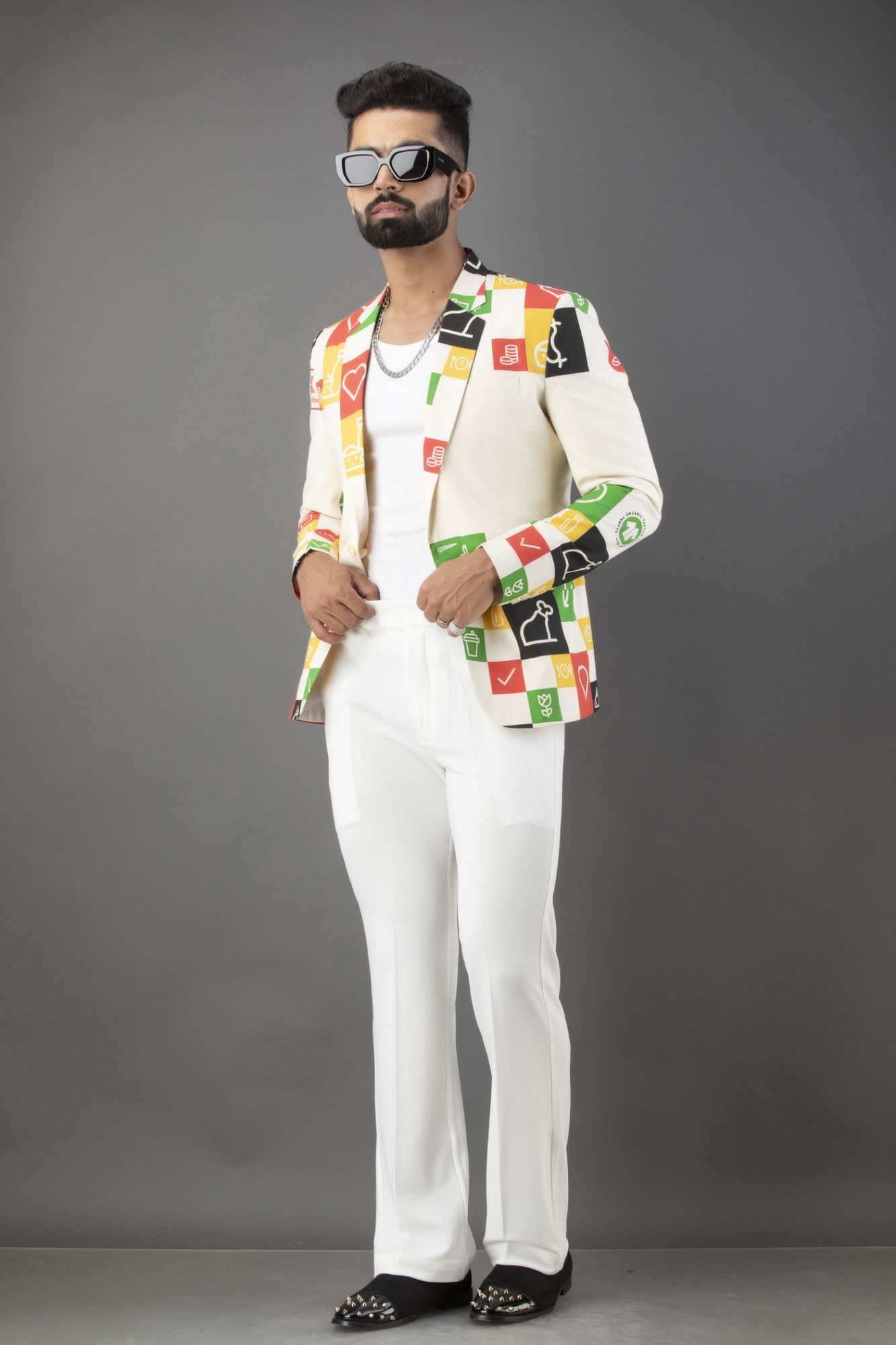 Color Block Blazer