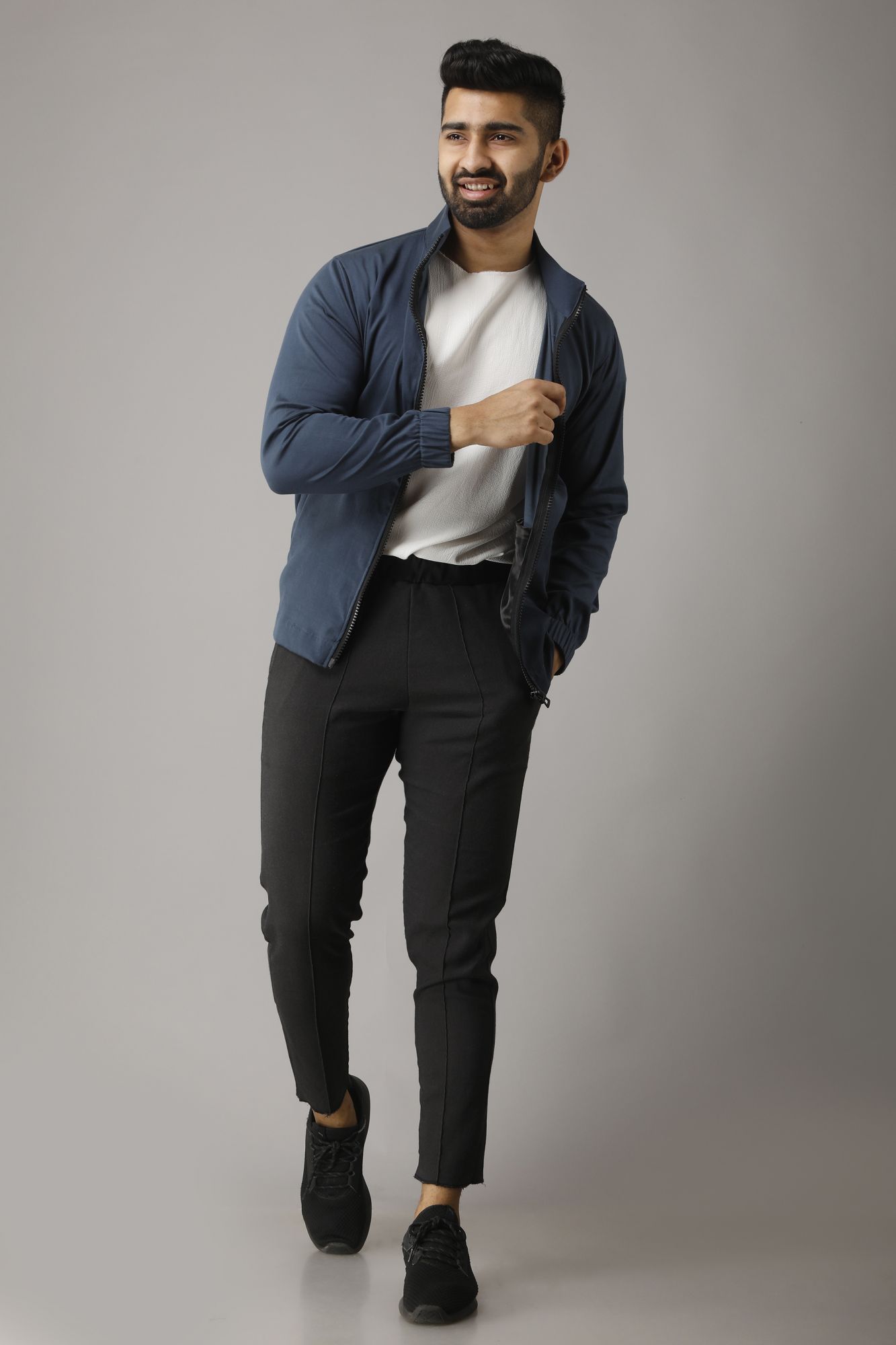 Mens Basic Bomber Jacket