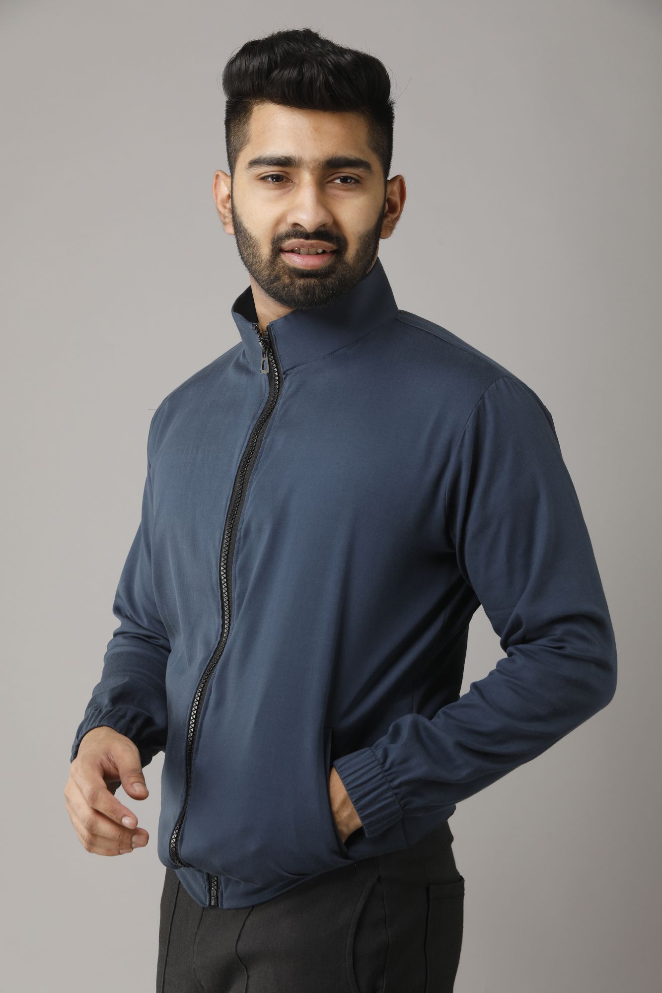 Mens Basic Bomber Jacket