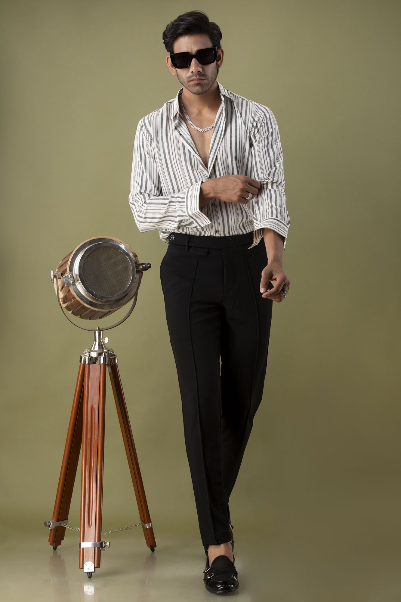 Striped Flowing Shirt