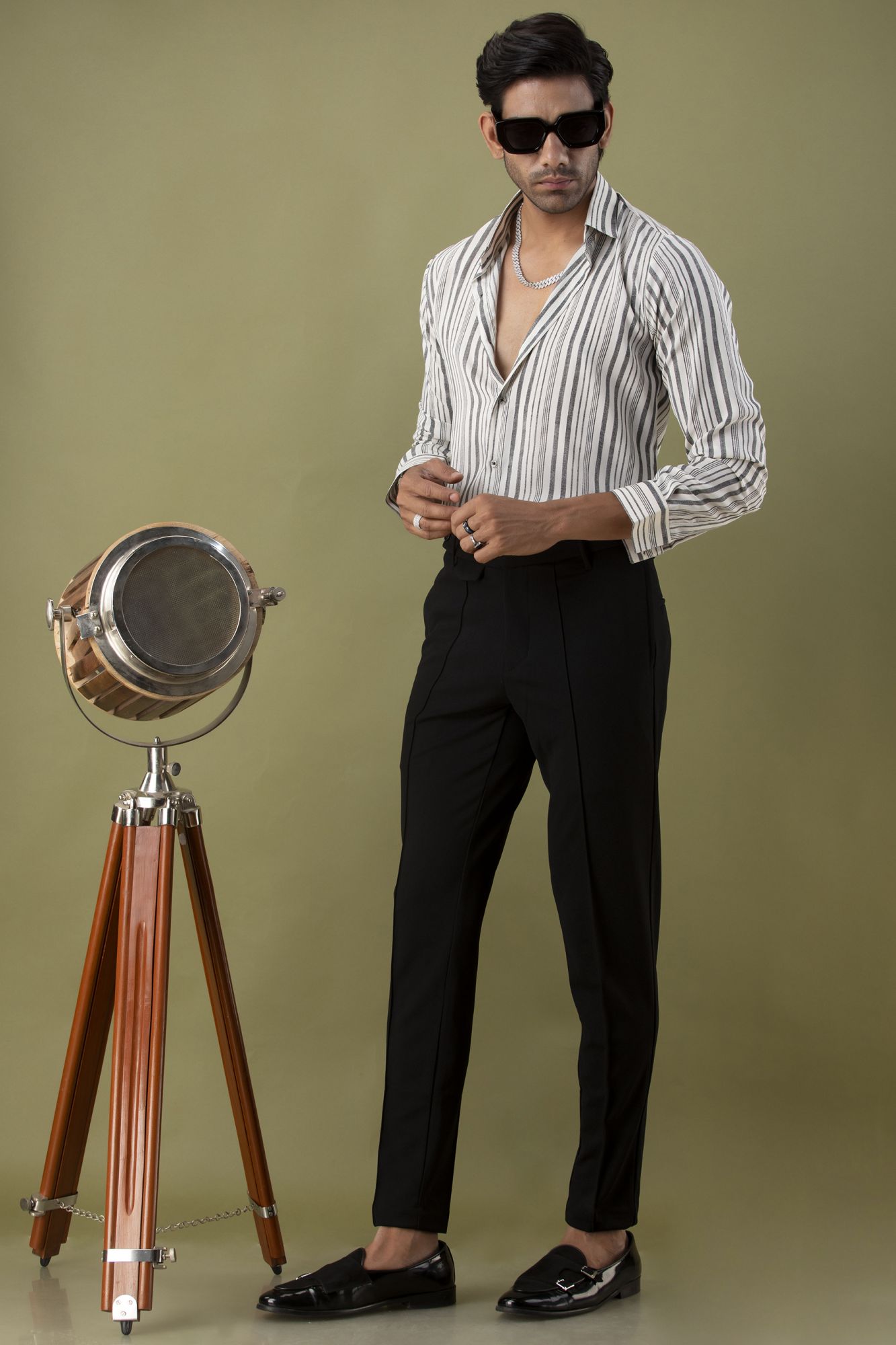 Striped Flowing Shirt