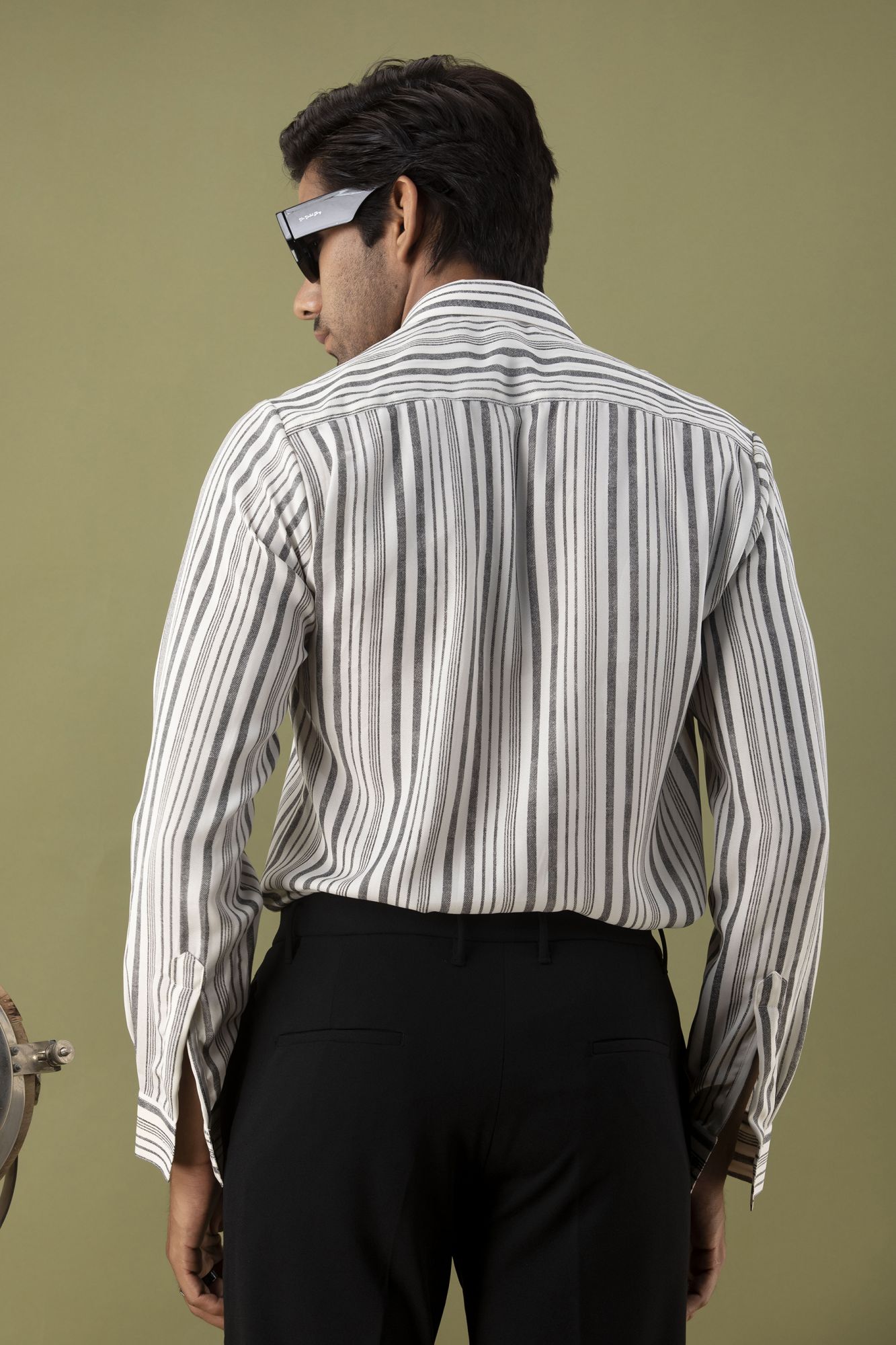 Striped Flowing Shirt