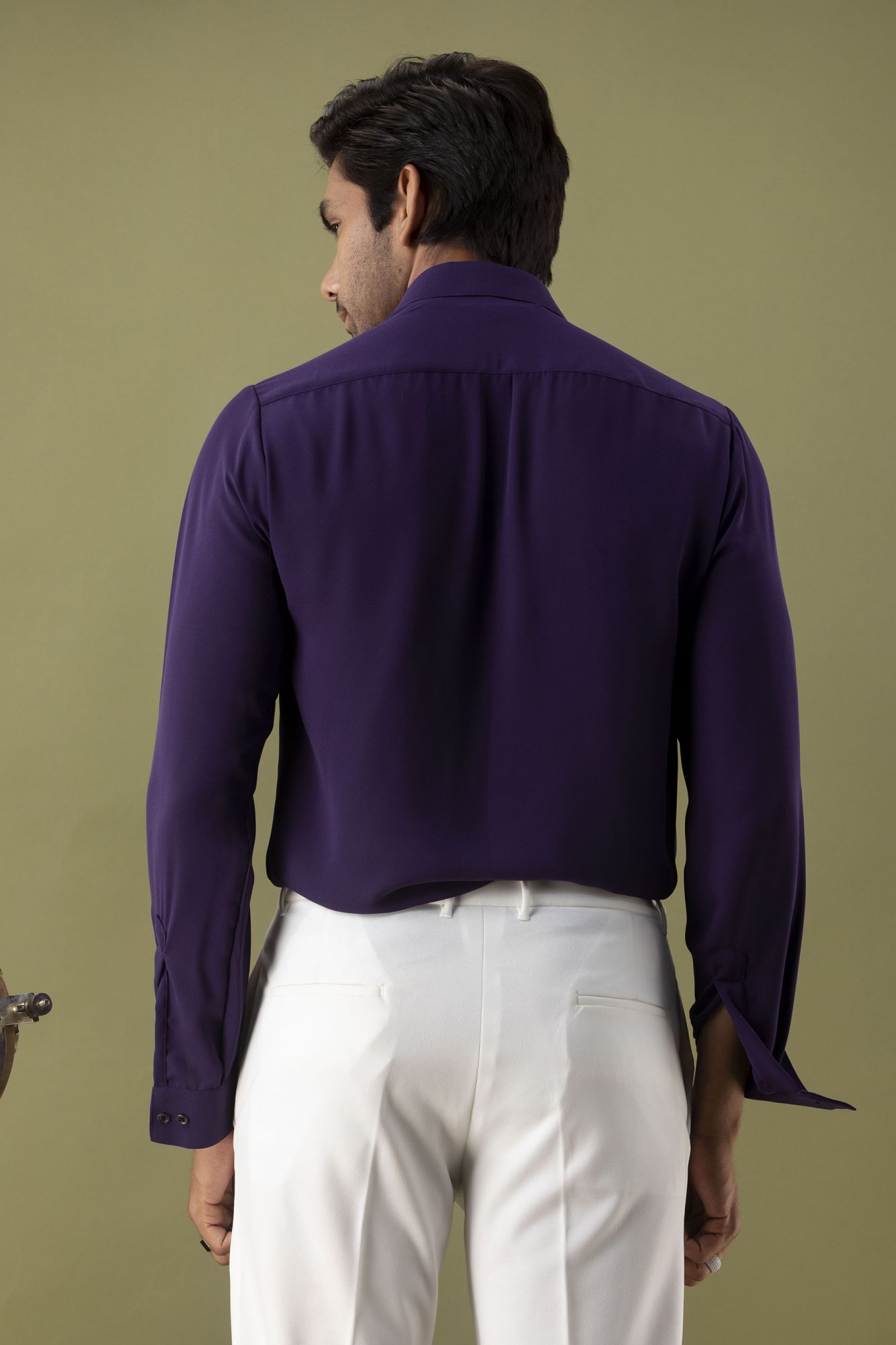 Purple Flowing Shirt