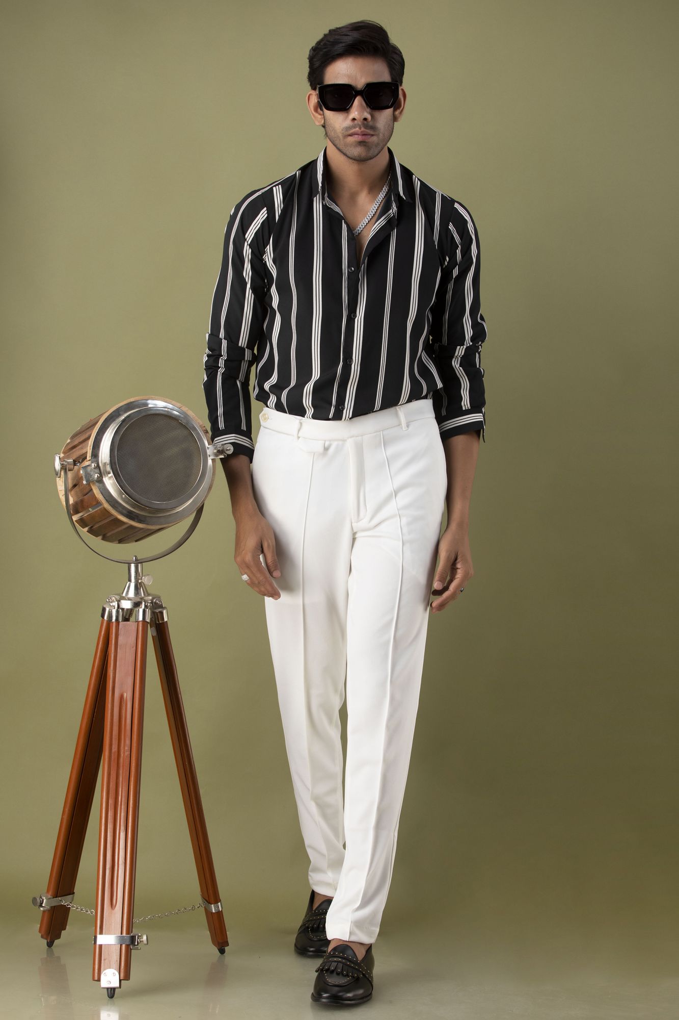 Striped Flowing Shirt