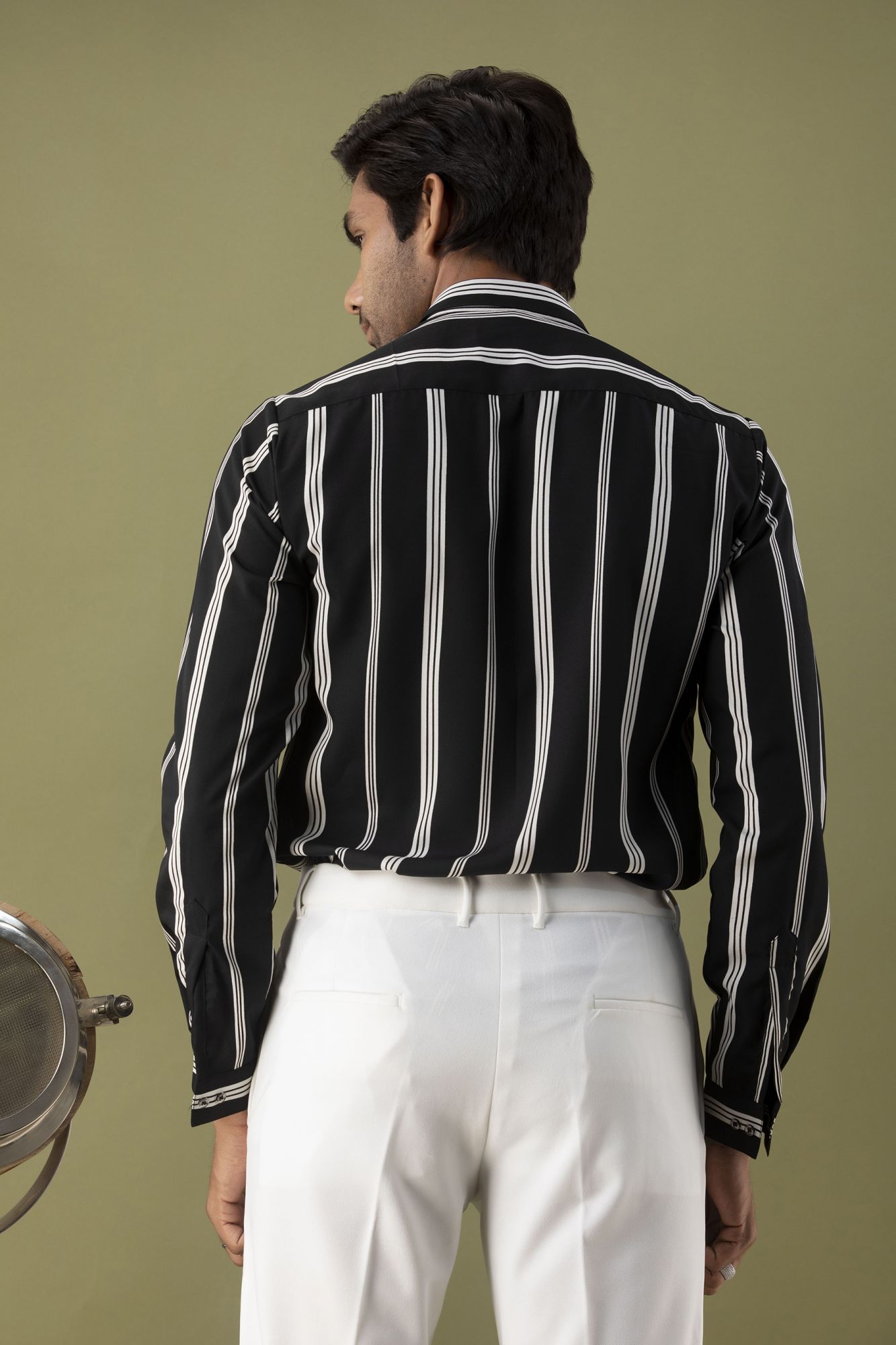 Striped Flowing Shirt