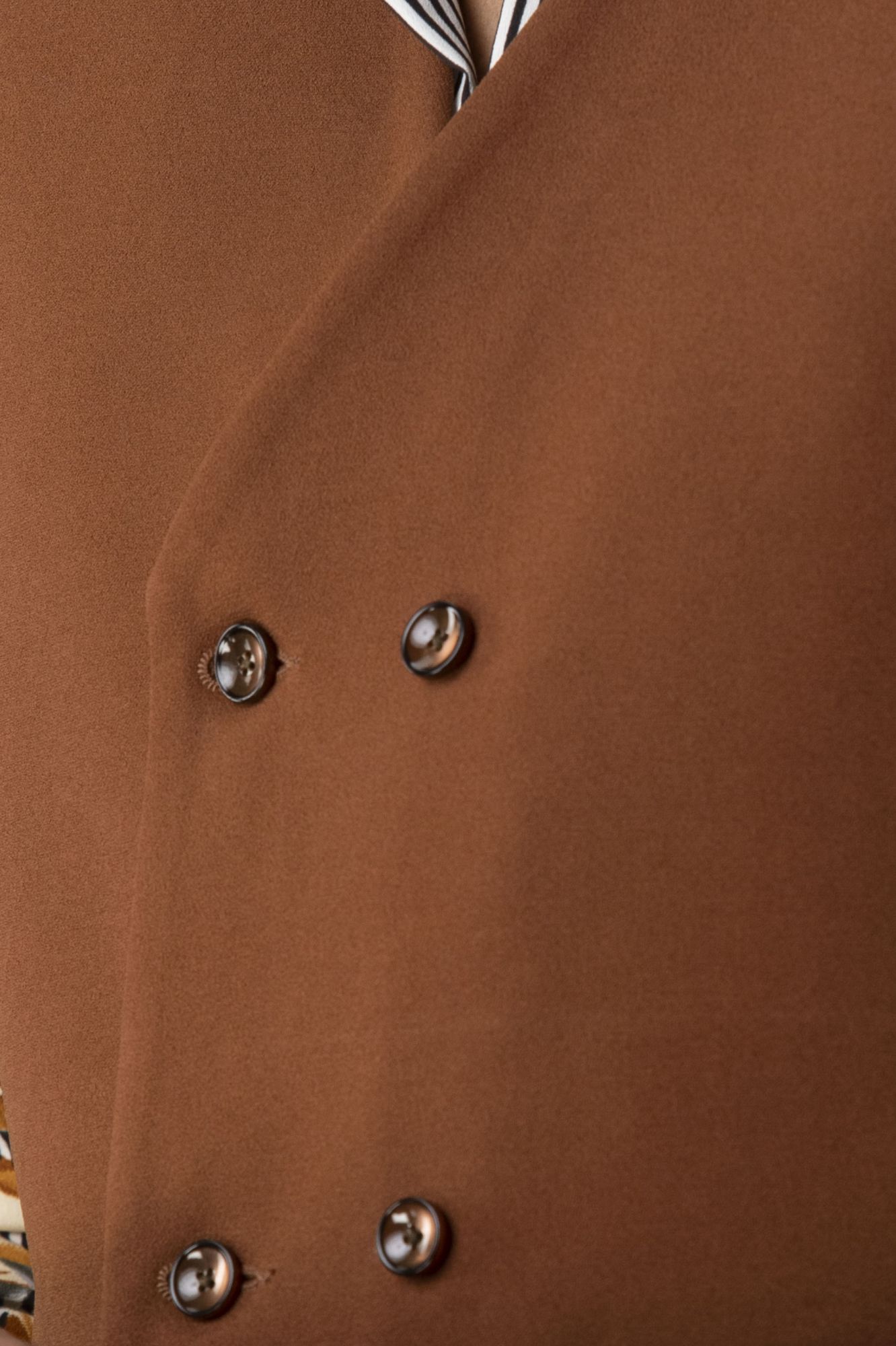 Slim Fit Waistcoat In Brown