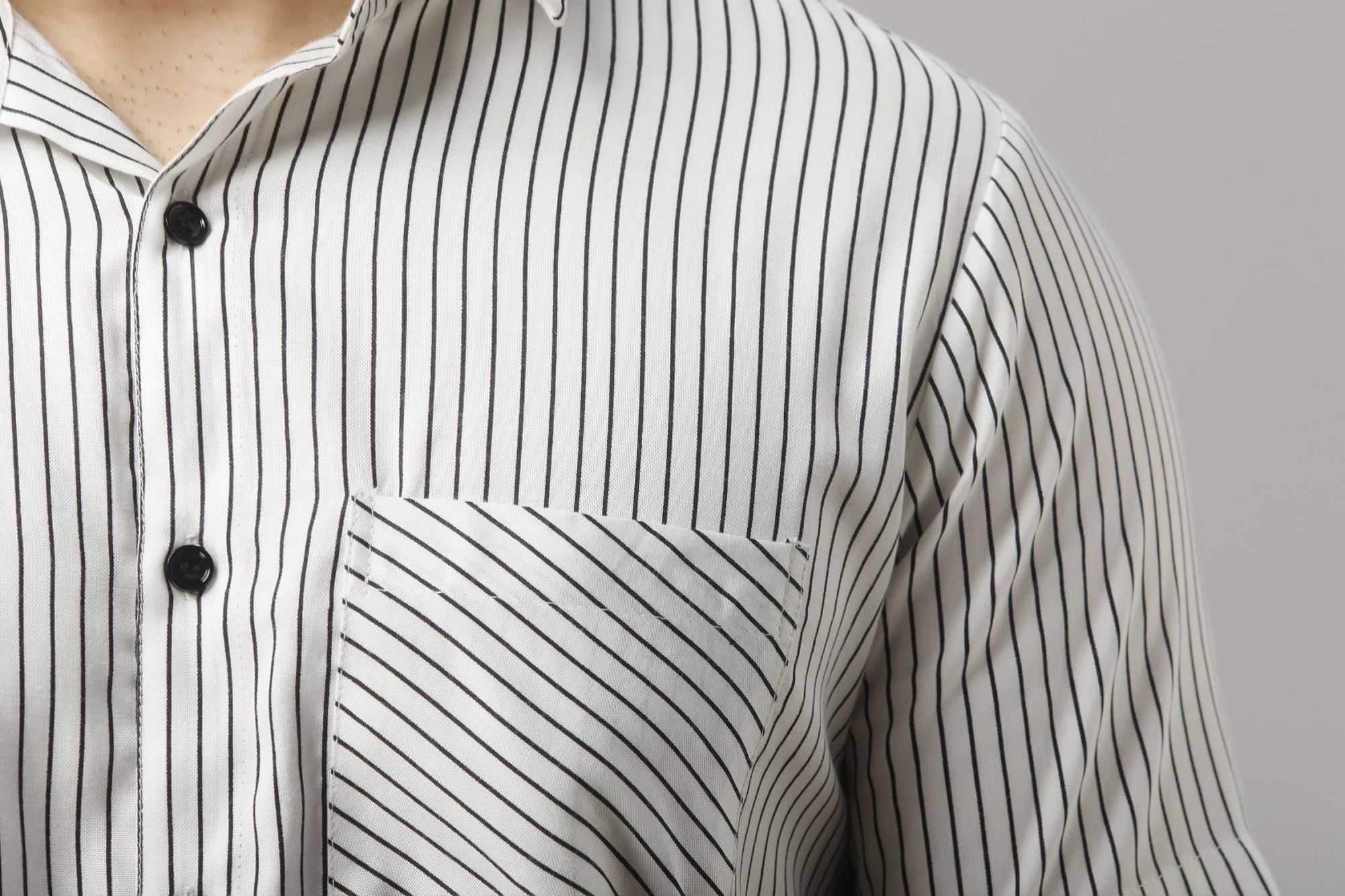 Mens Striped Casual Shirt