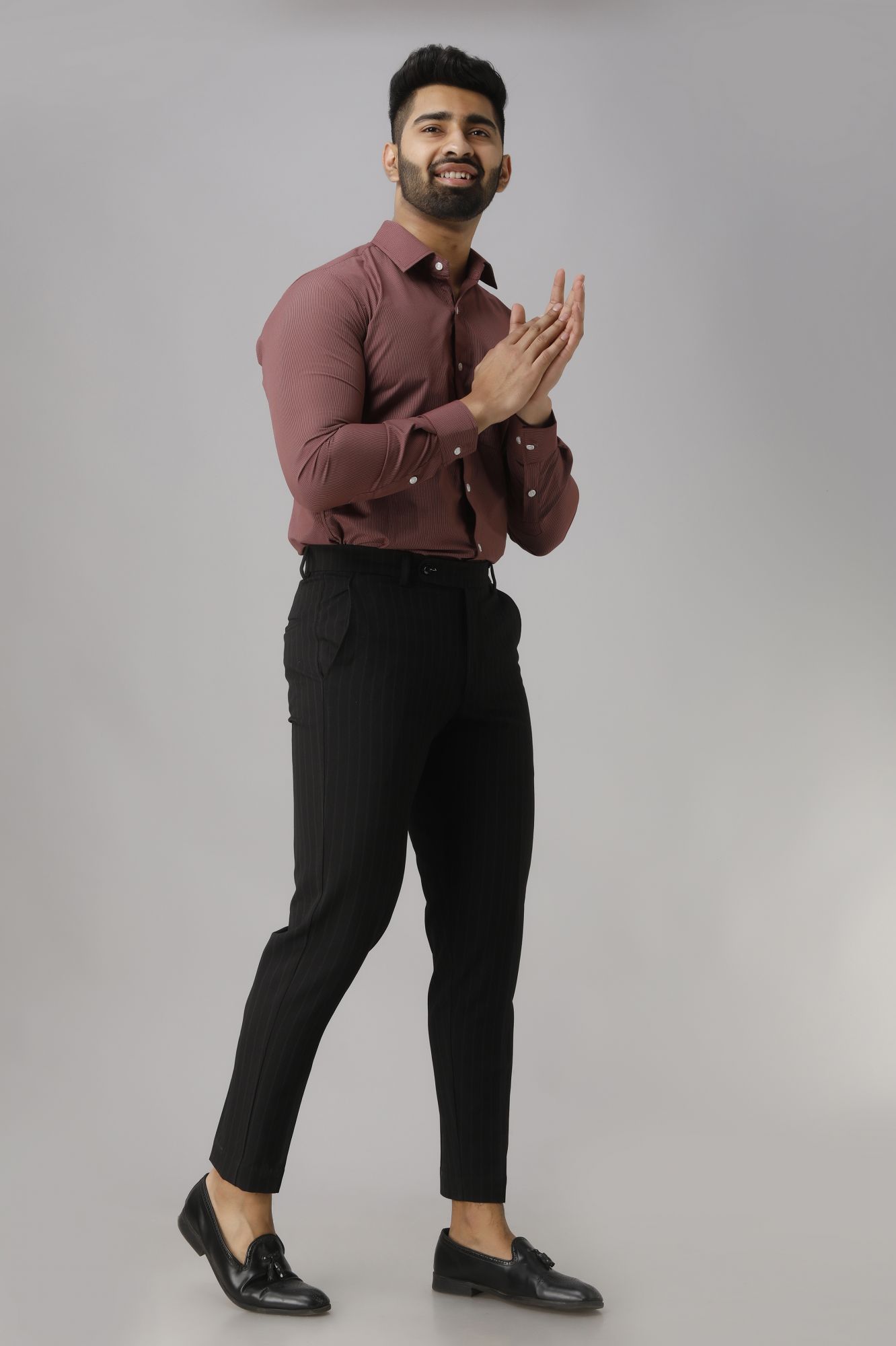 Mens Striped Slim Fit Shirt