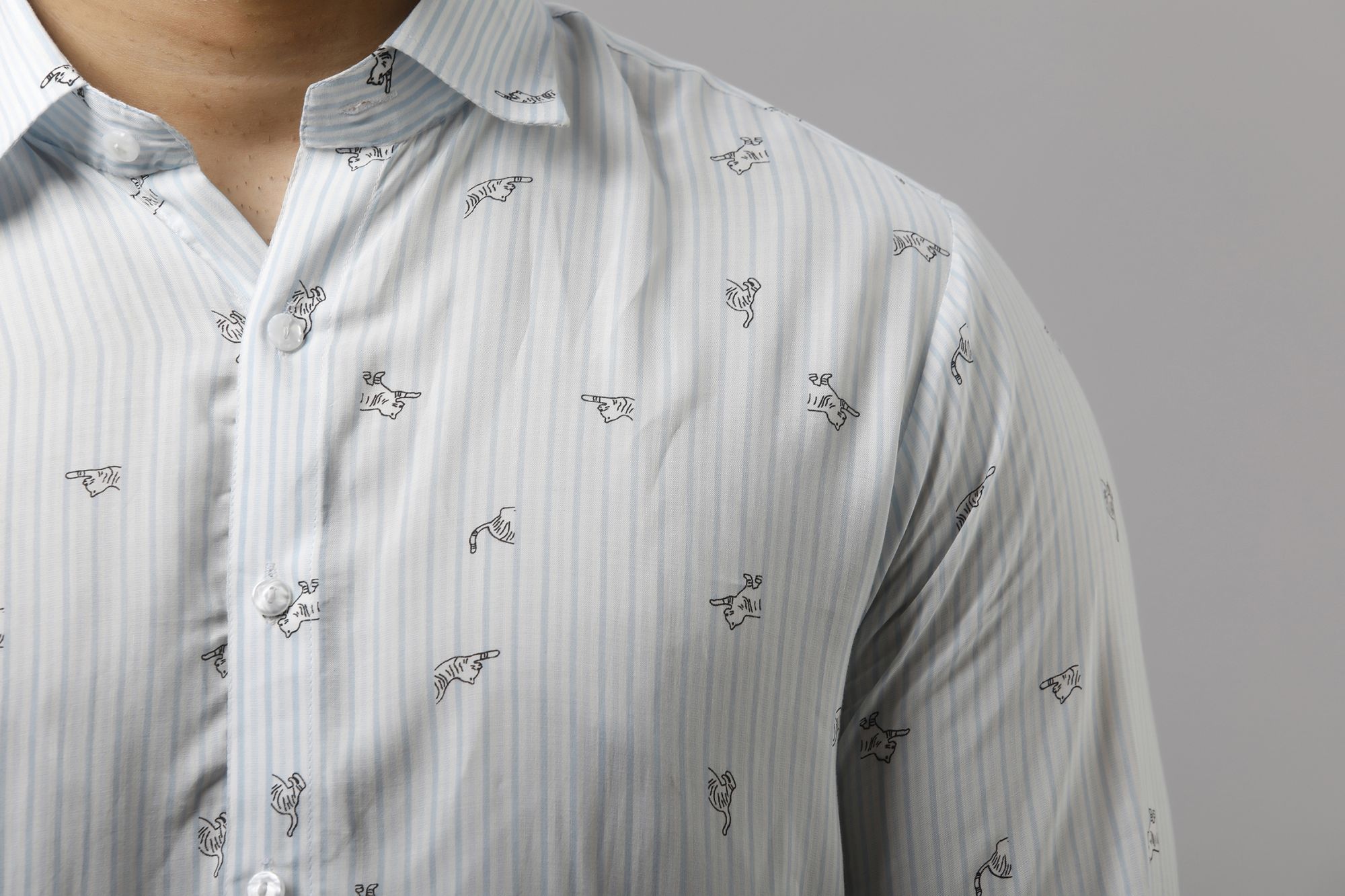 Mens Printed Flowing Shirt