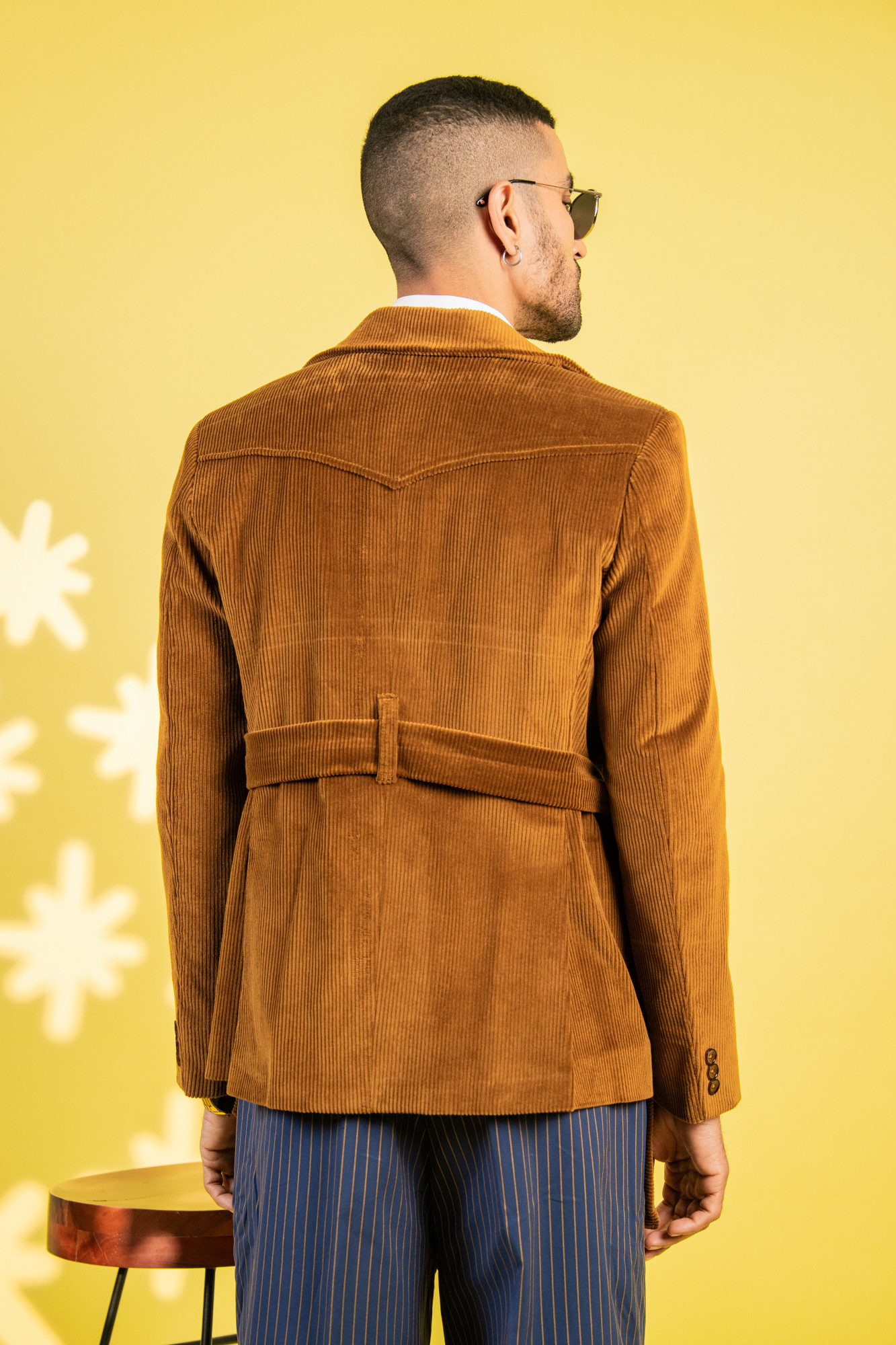 Corduroy Bush Coat In Brown