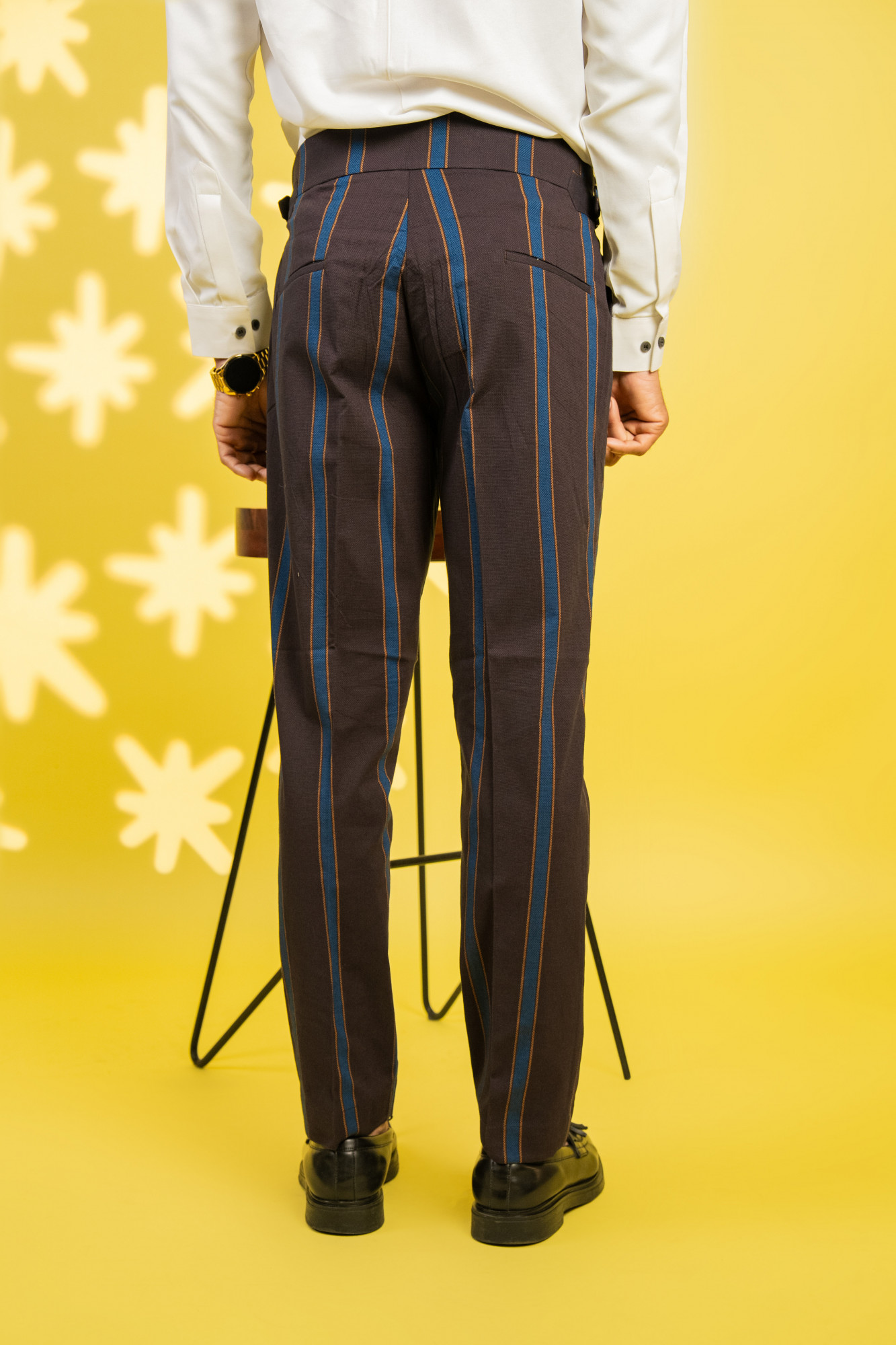 Striped Tailored Fit Pants