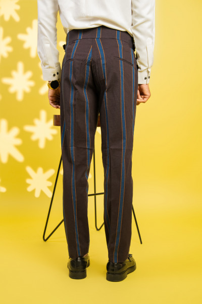 Striped Tailored Fit Pants