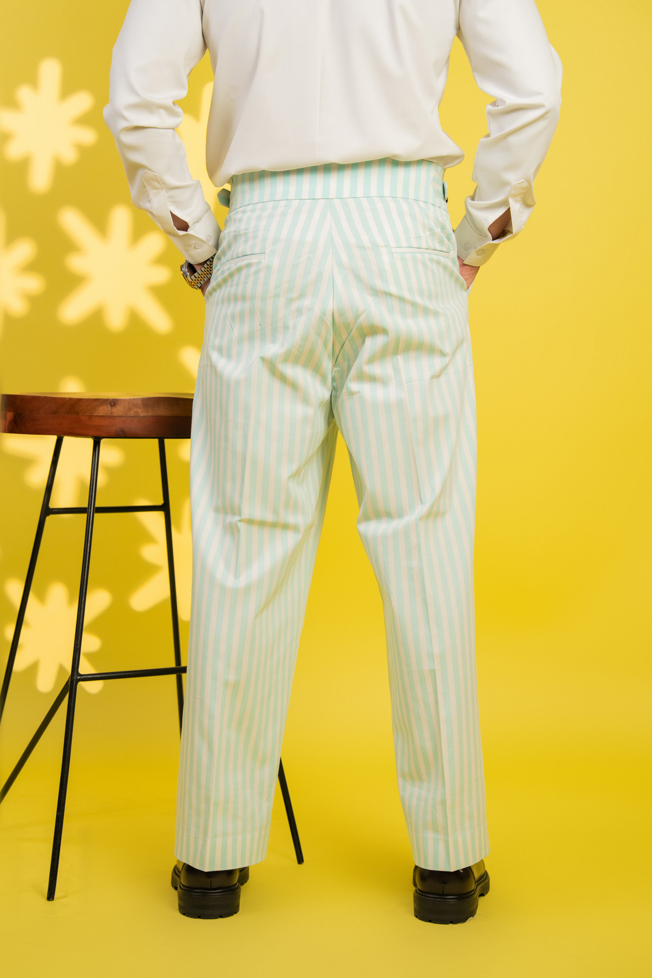 Wide Leg Striped Pants