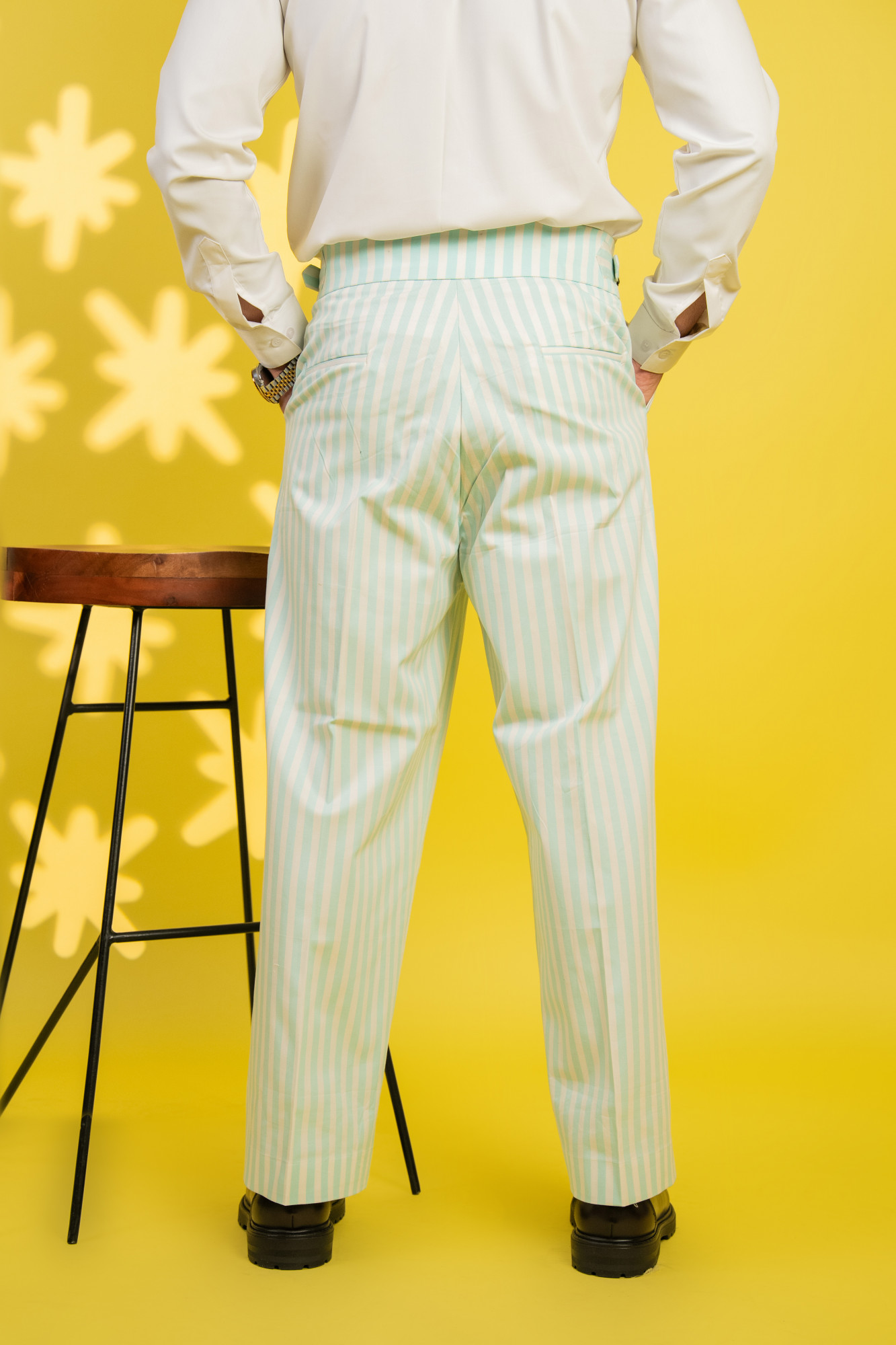 Wide Leg Striped Pants