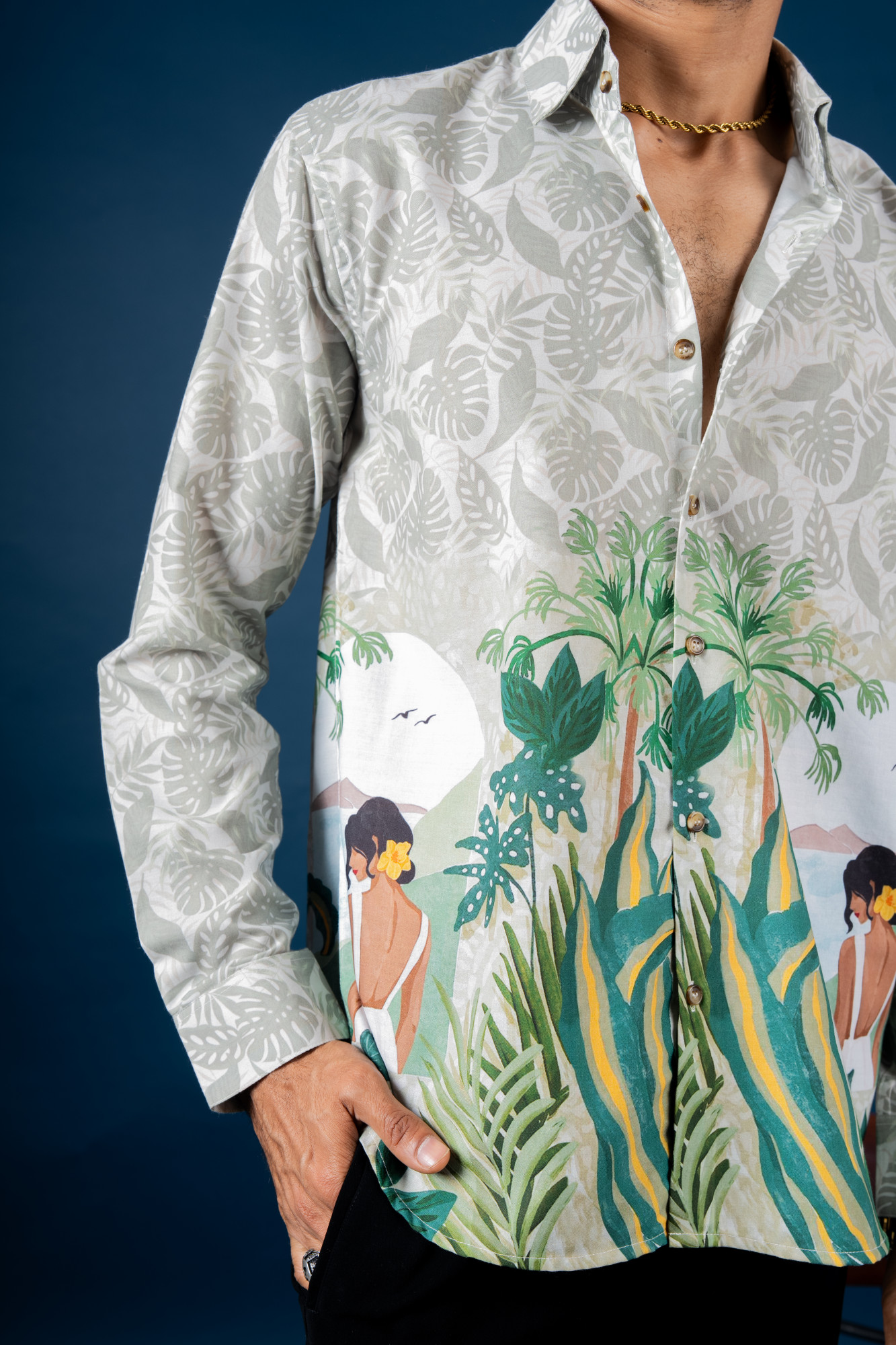 Tropical Printed Shirt