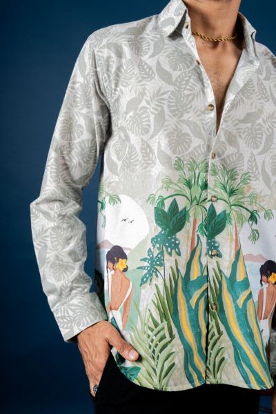 Tropical Printed Shirt