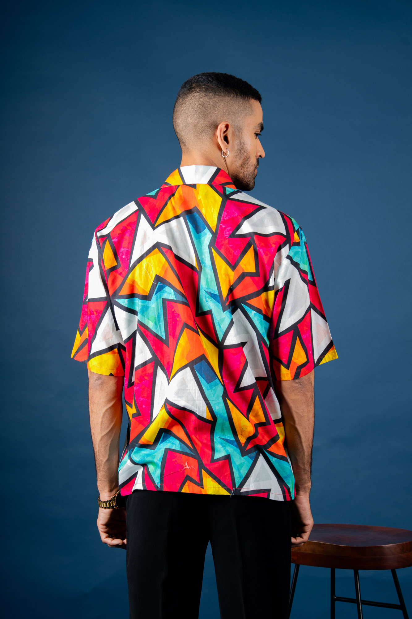 Multicolor Flowing Baggy Shirt
