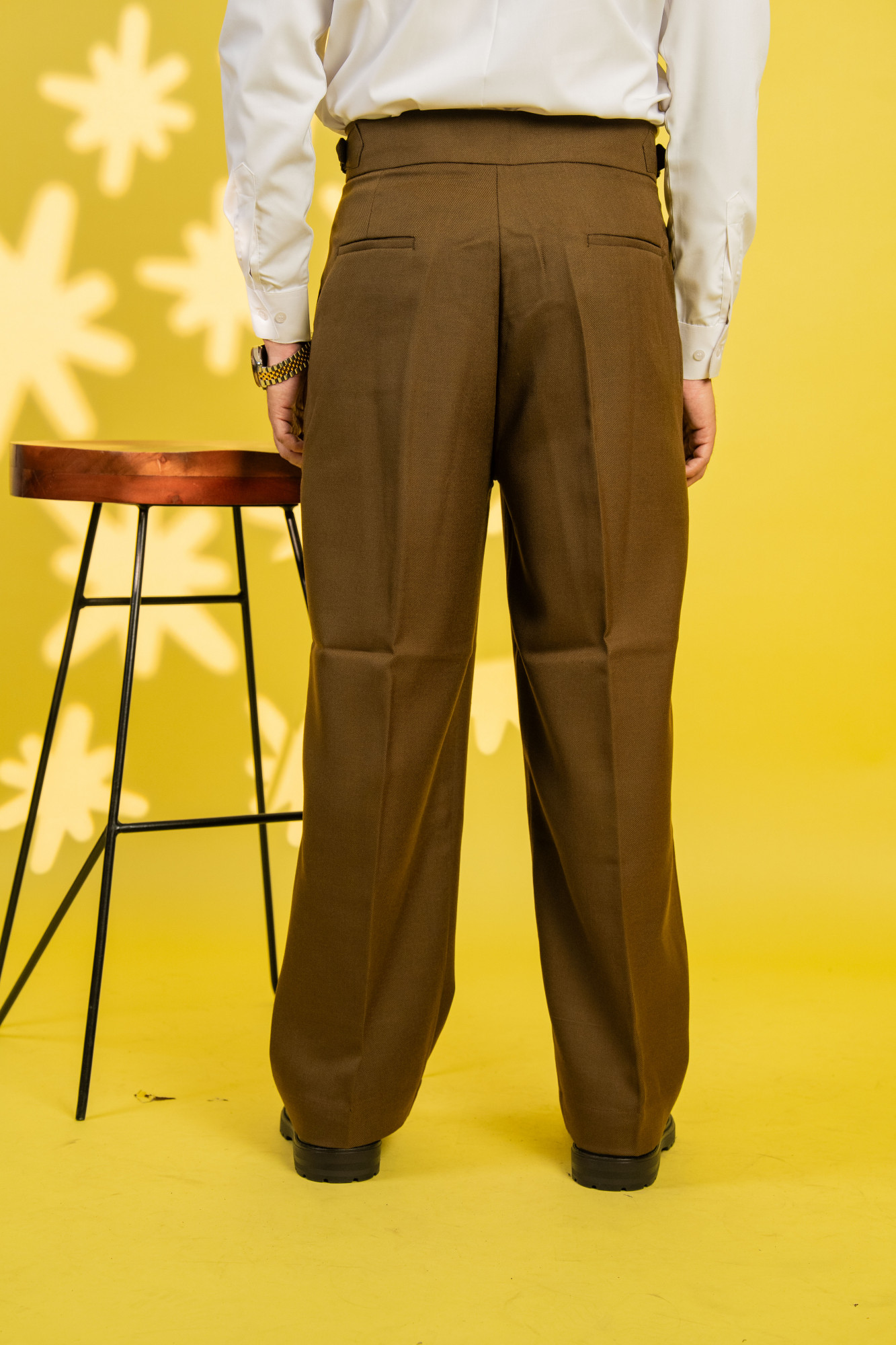 Teriwool Korean Pants In Tan