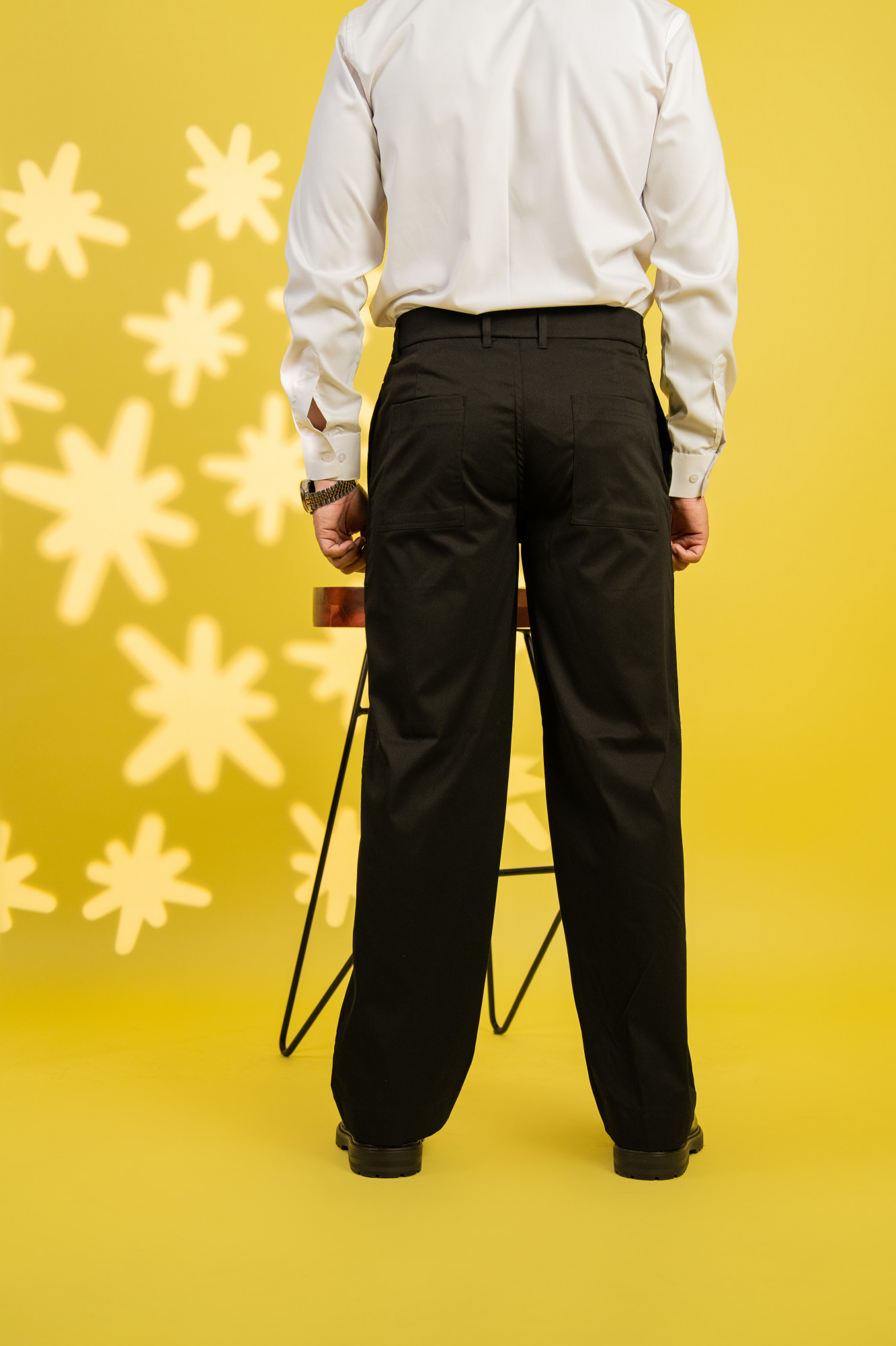 Wide Leg Pants In Black