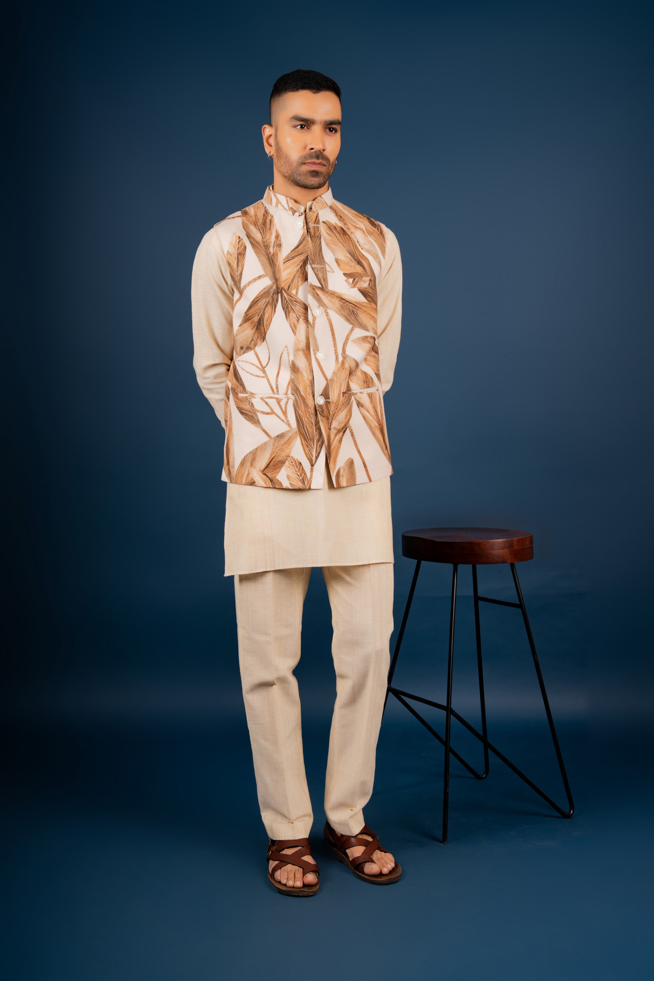 Autumn Leaf Printed Jacket