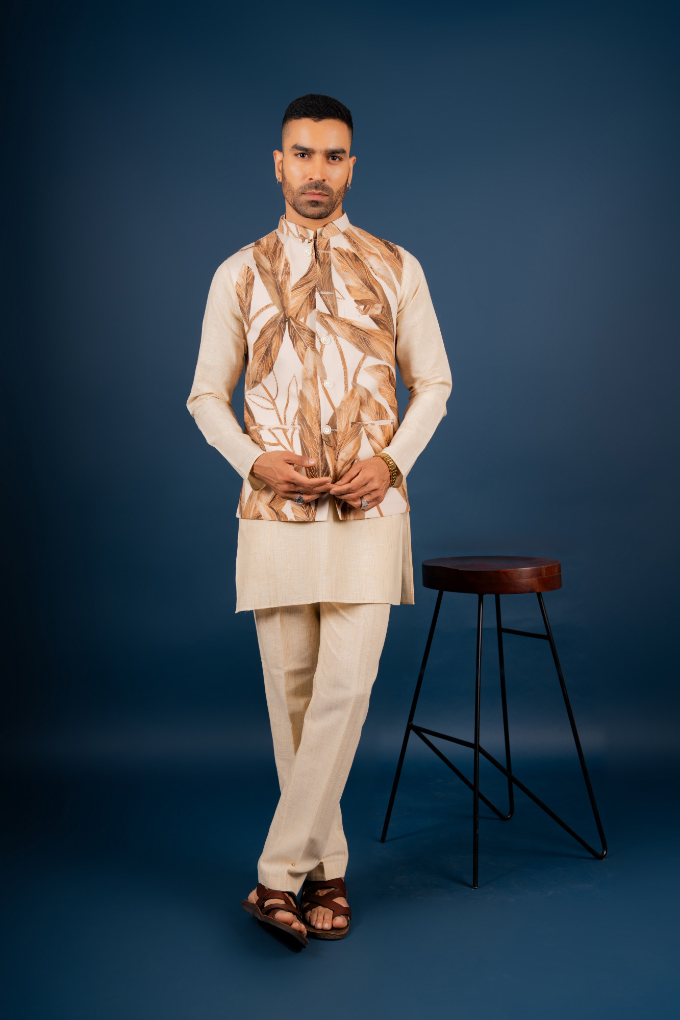 Autumn Leaf Printed Jacket