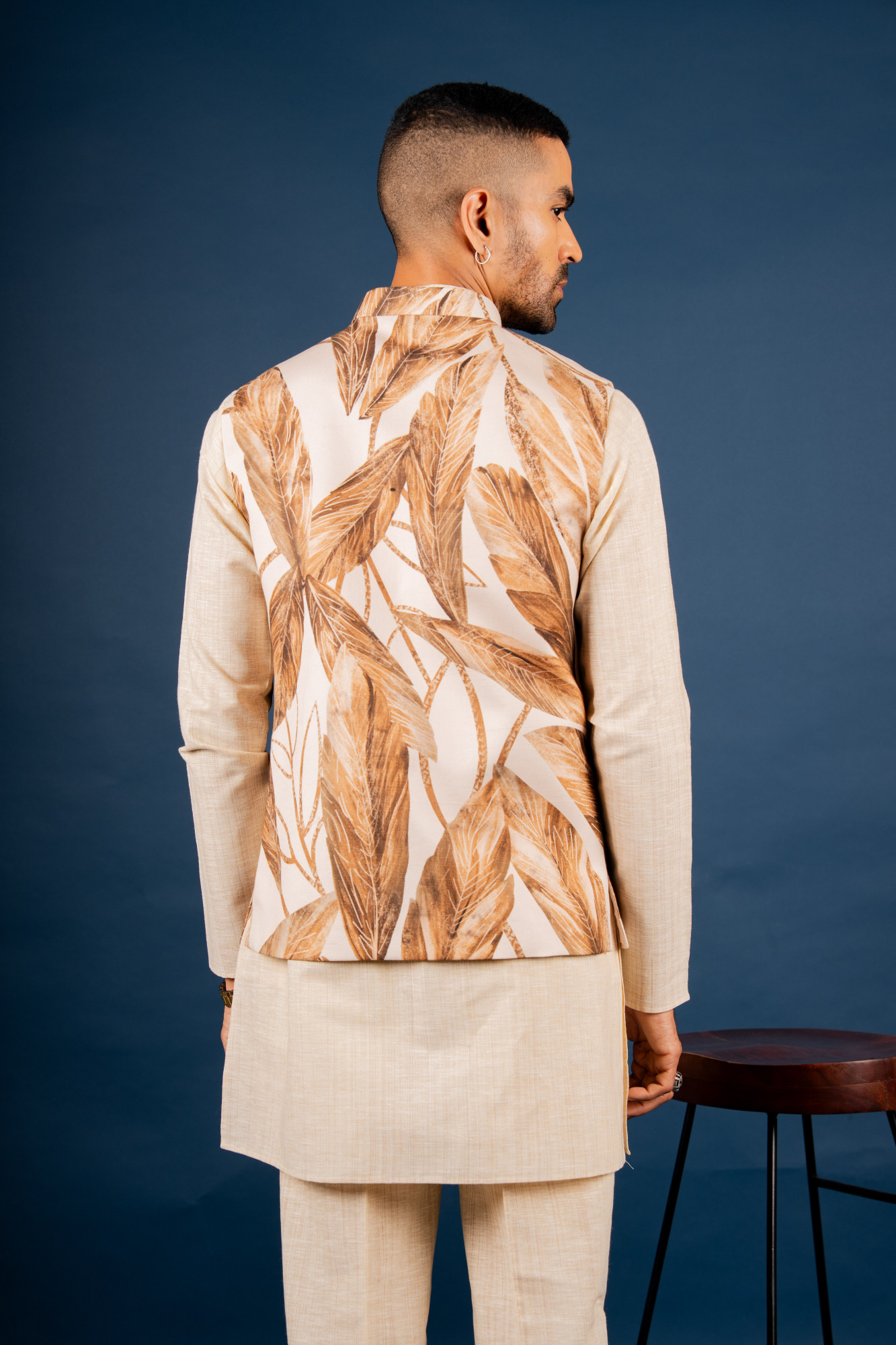 Autumn Leaf Printed Jacket