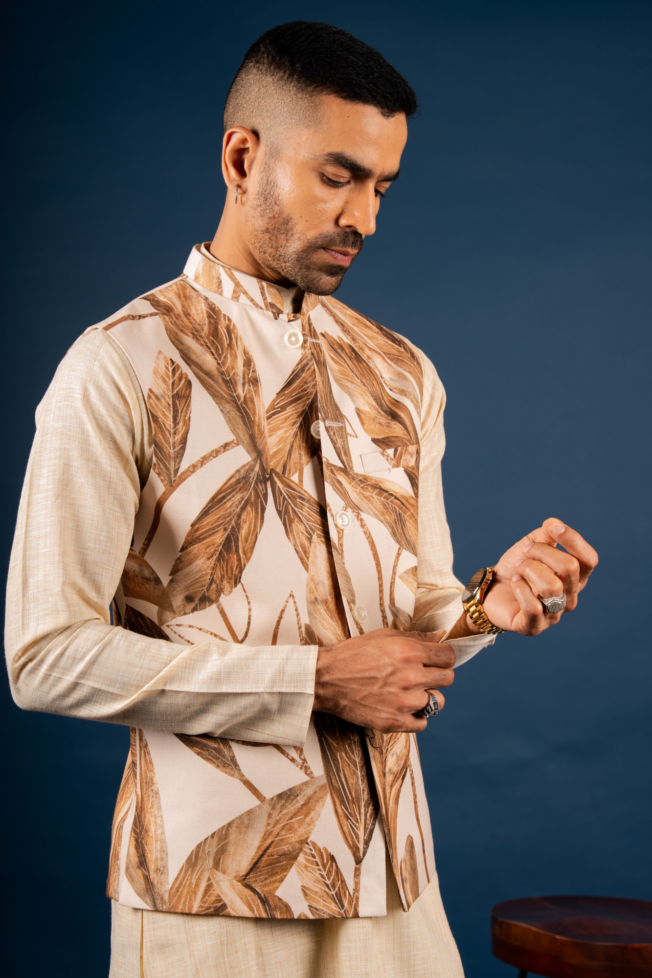 Autumn Leaf Printed Jacket