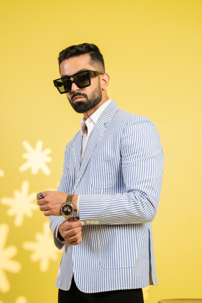 Striped Summer Blazer