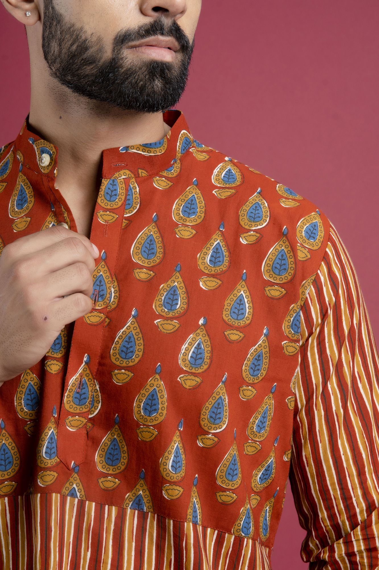 Motif Printed Kurta