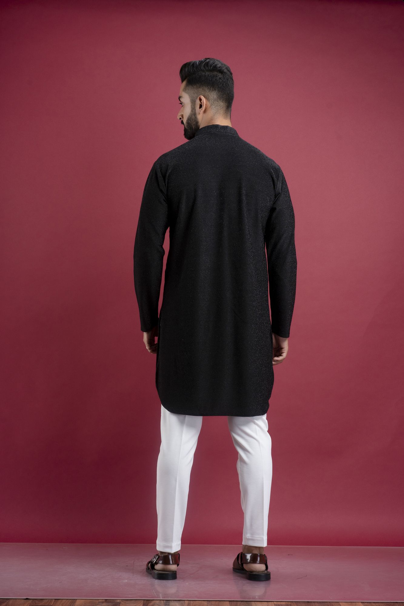Black Sequin Kurta