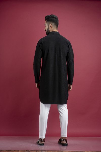Black Sequin Kurta