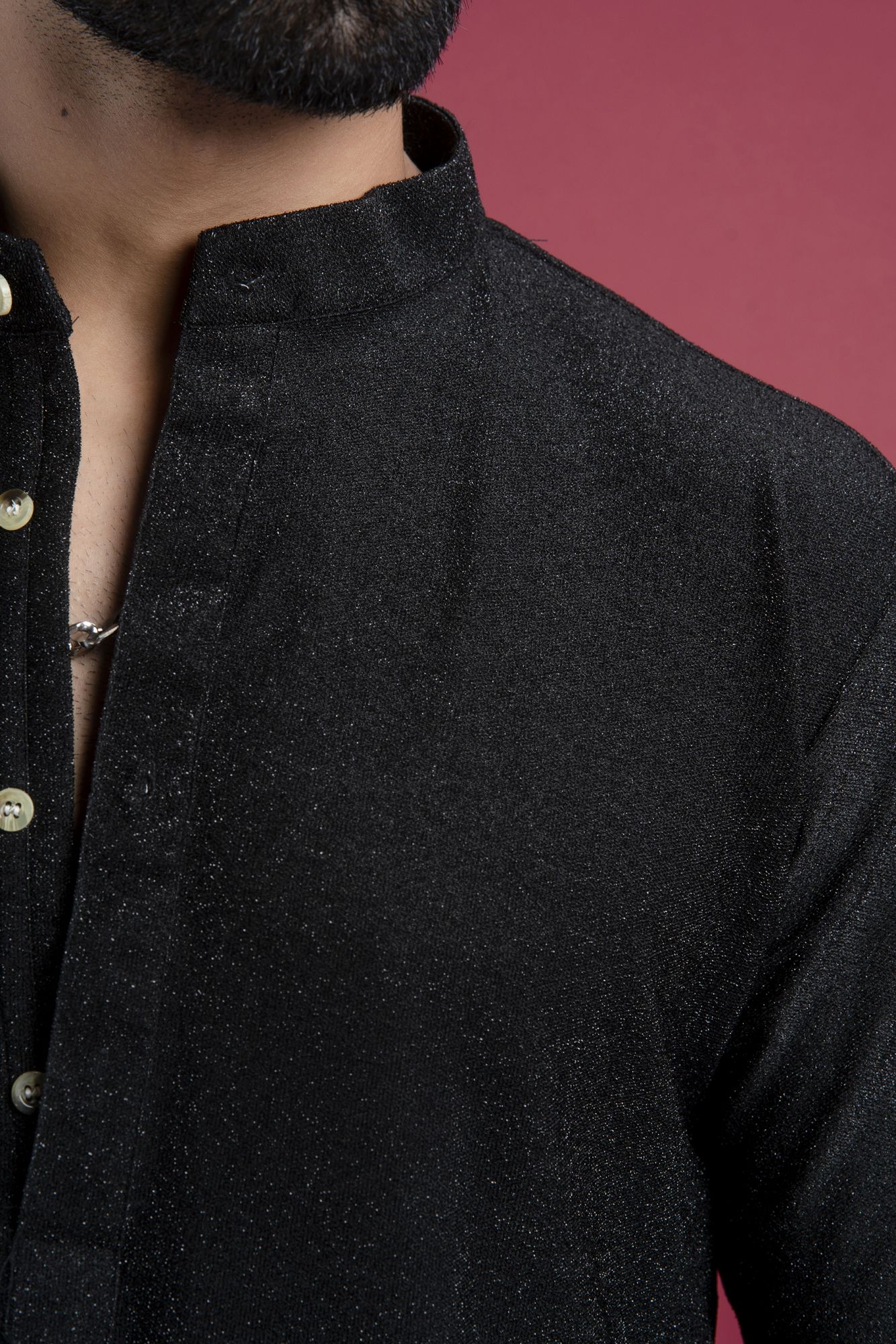 Black Sequin Kurta