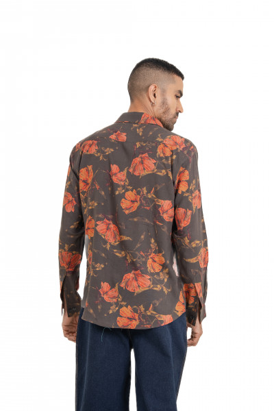 Floral Printed Flowing Shirt