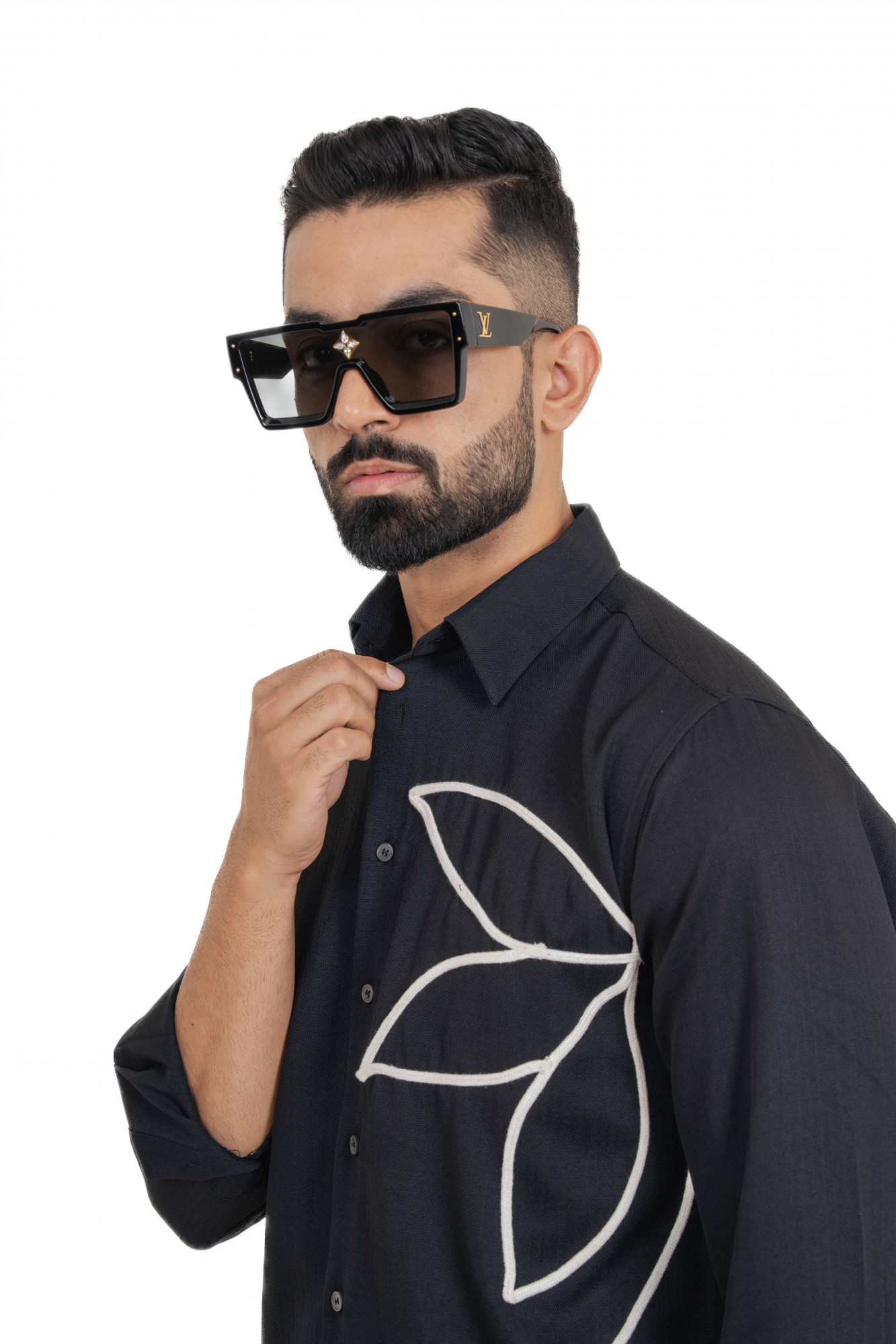 Flower Guise Shirt In Black