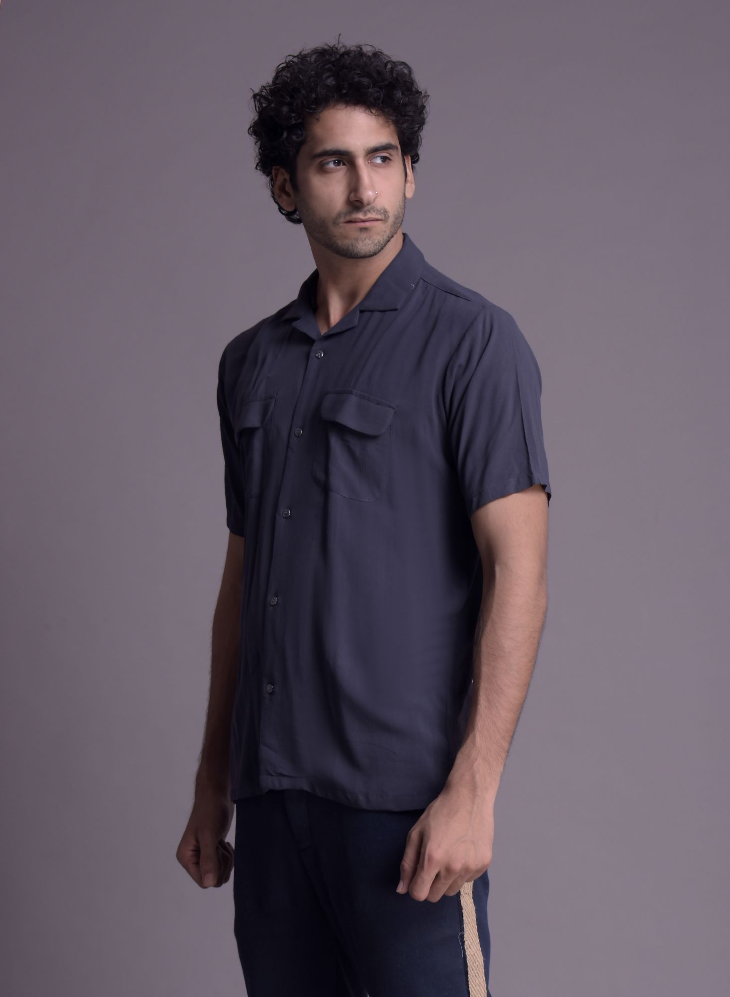 Mens Straight falling shirt