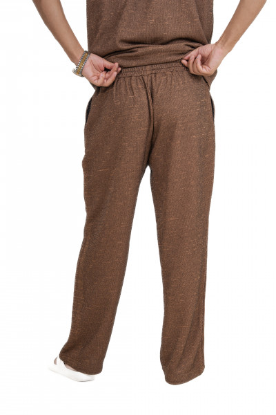 Knitted Sweat Pants In Rustic