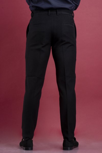 Textured Pants In Black