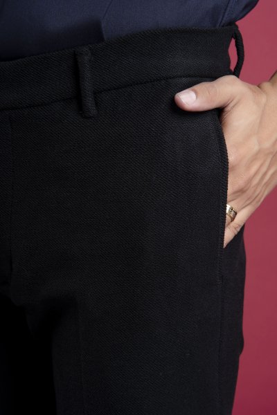 Textured Pants In Black