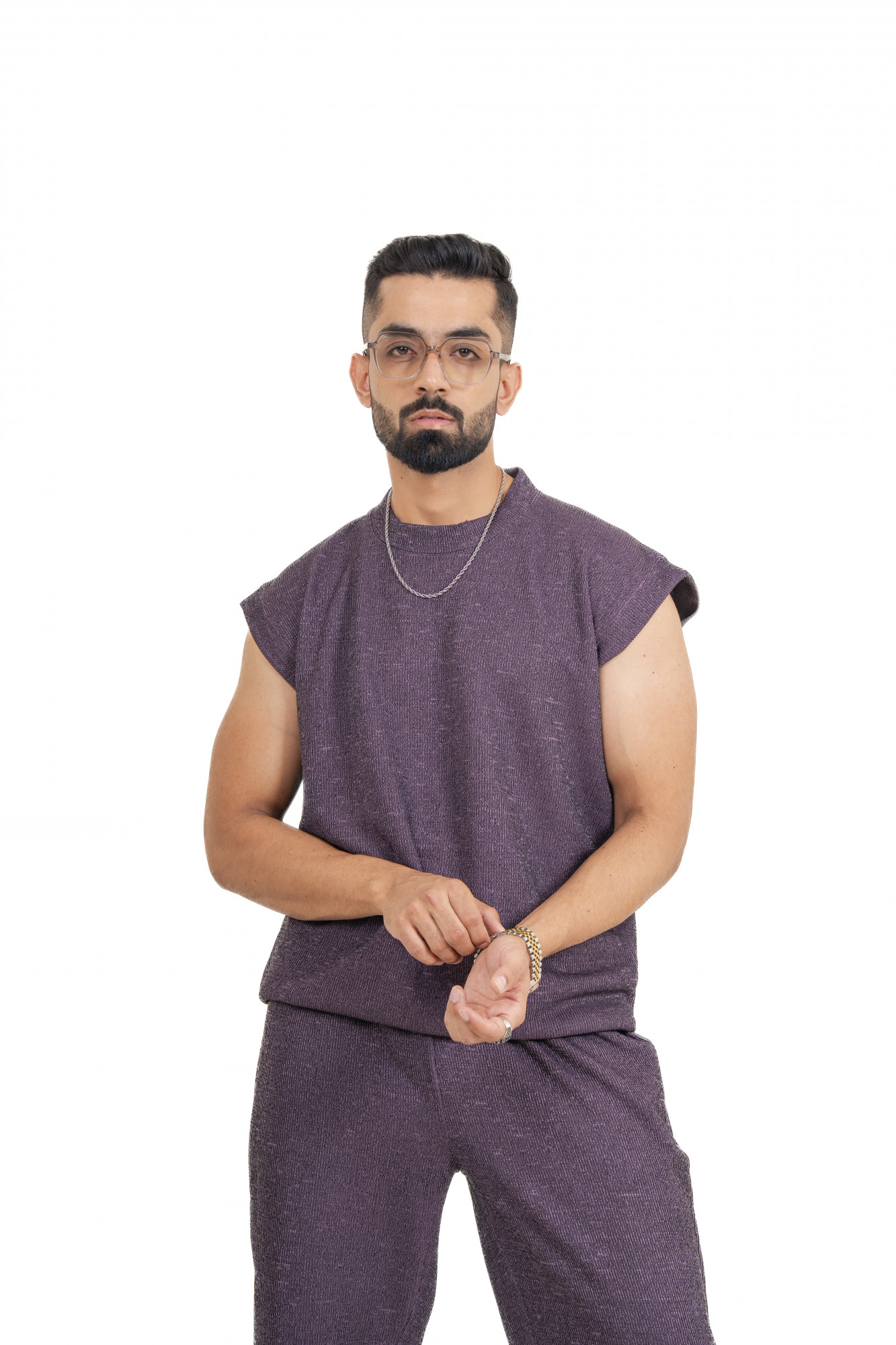 Oversized English Purple Tank