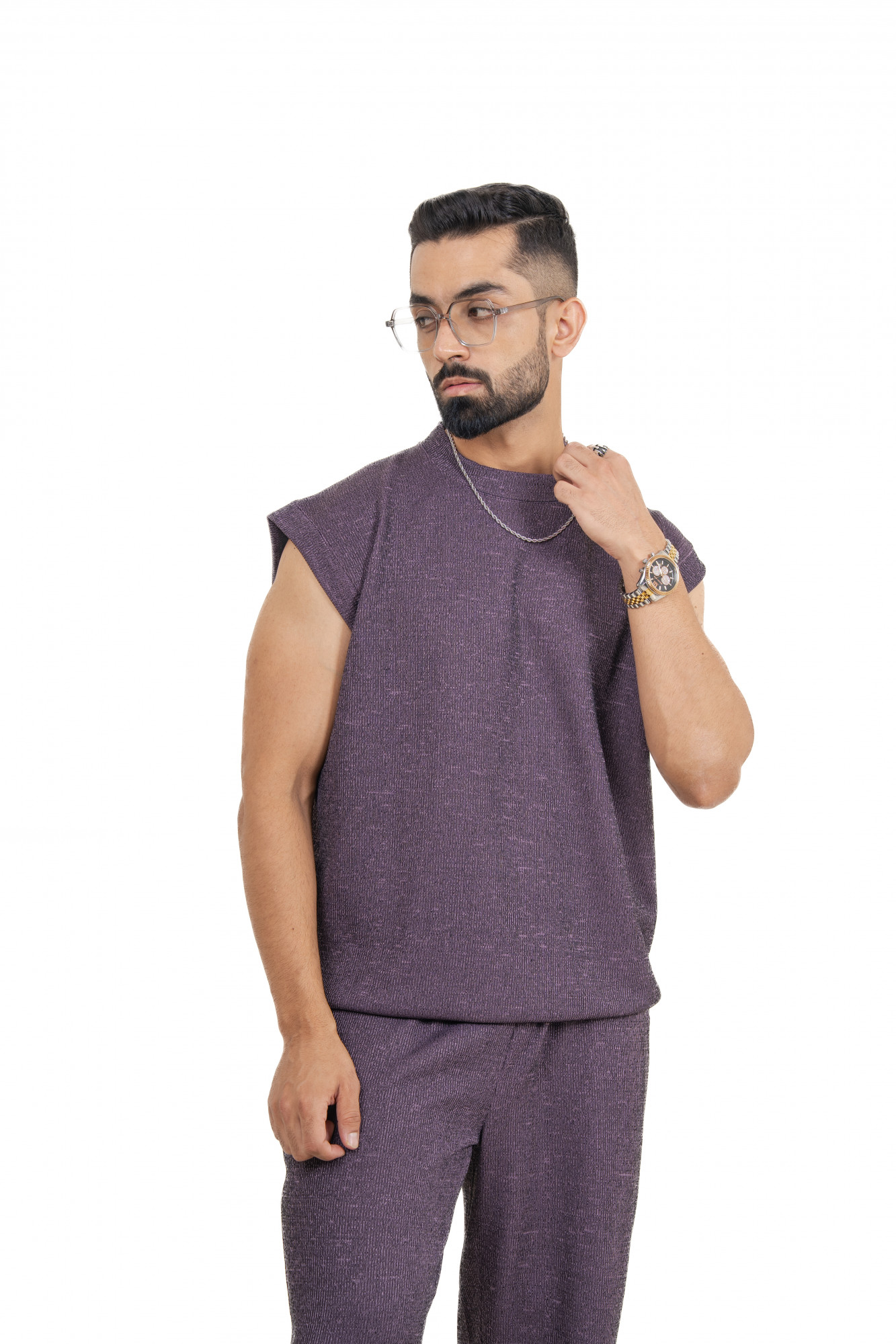 Oversized English Purple Tank