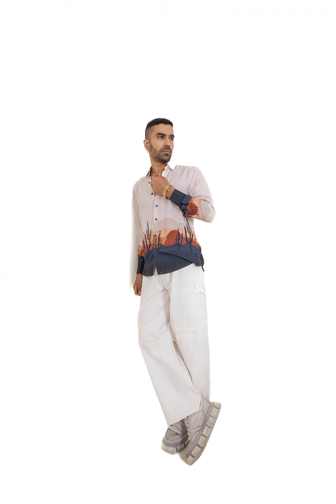 Desert Sunset Printed Shirt