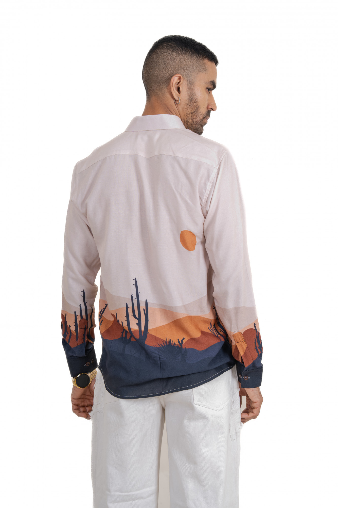 Desert Sunset Printed Shirt