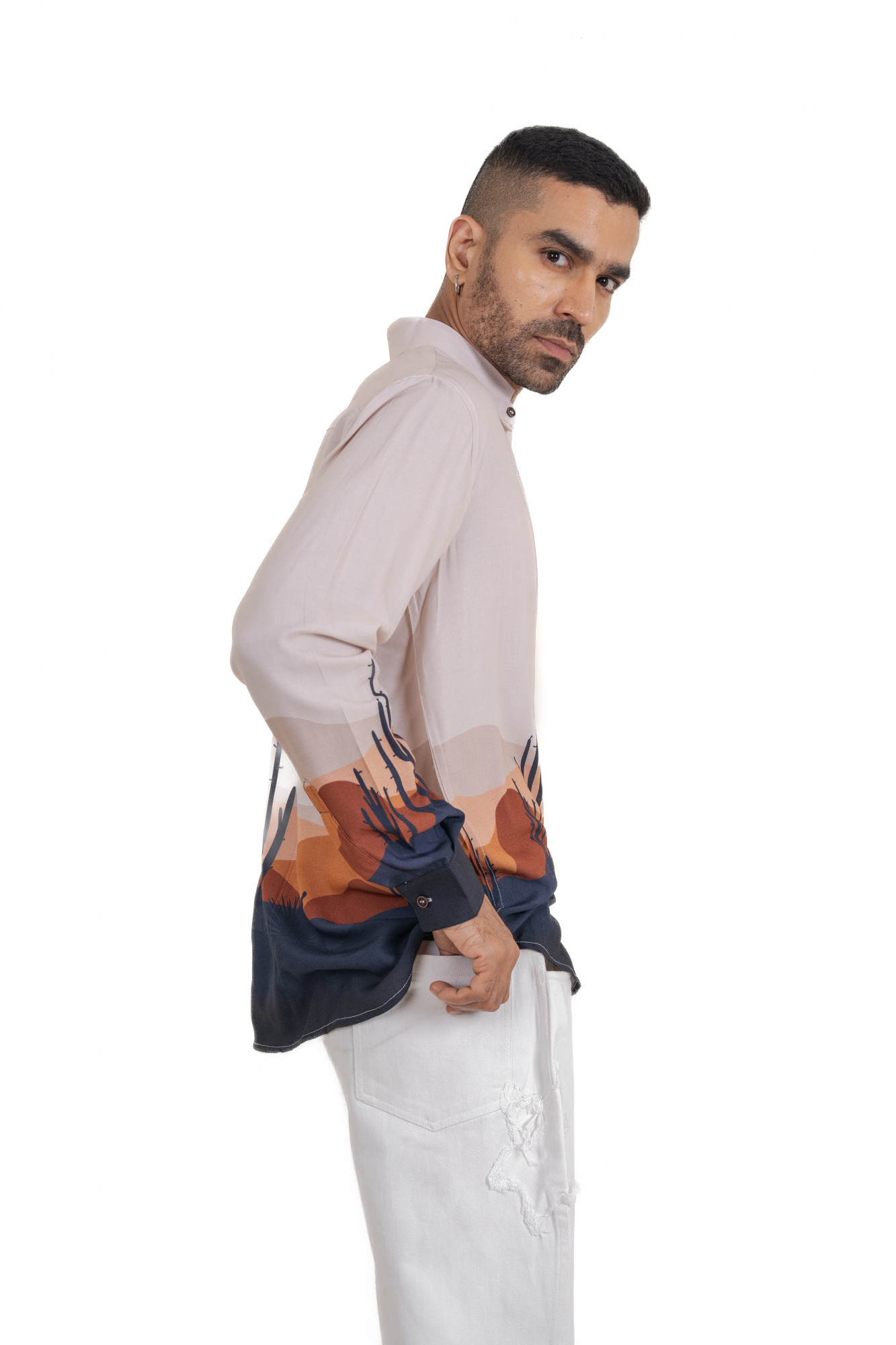 Desert Sunset Printed Shirt