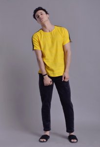 Men's Textured Casual Tshirt