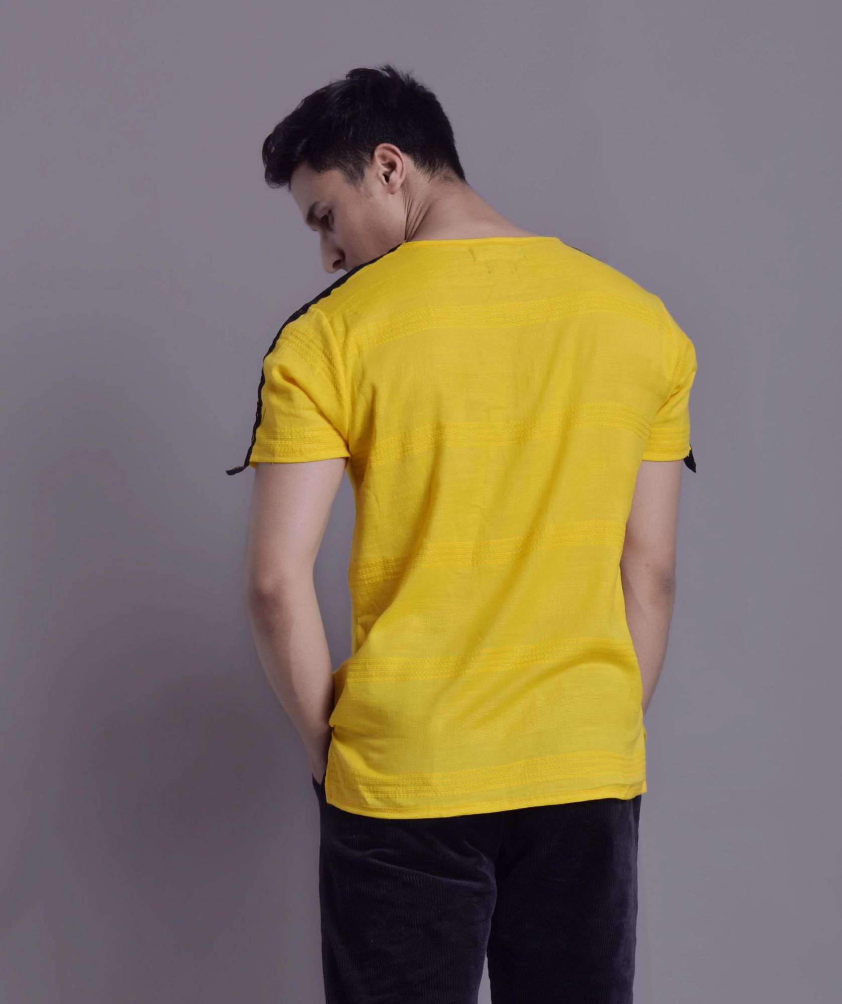 Mens Textured Casual Tshirt