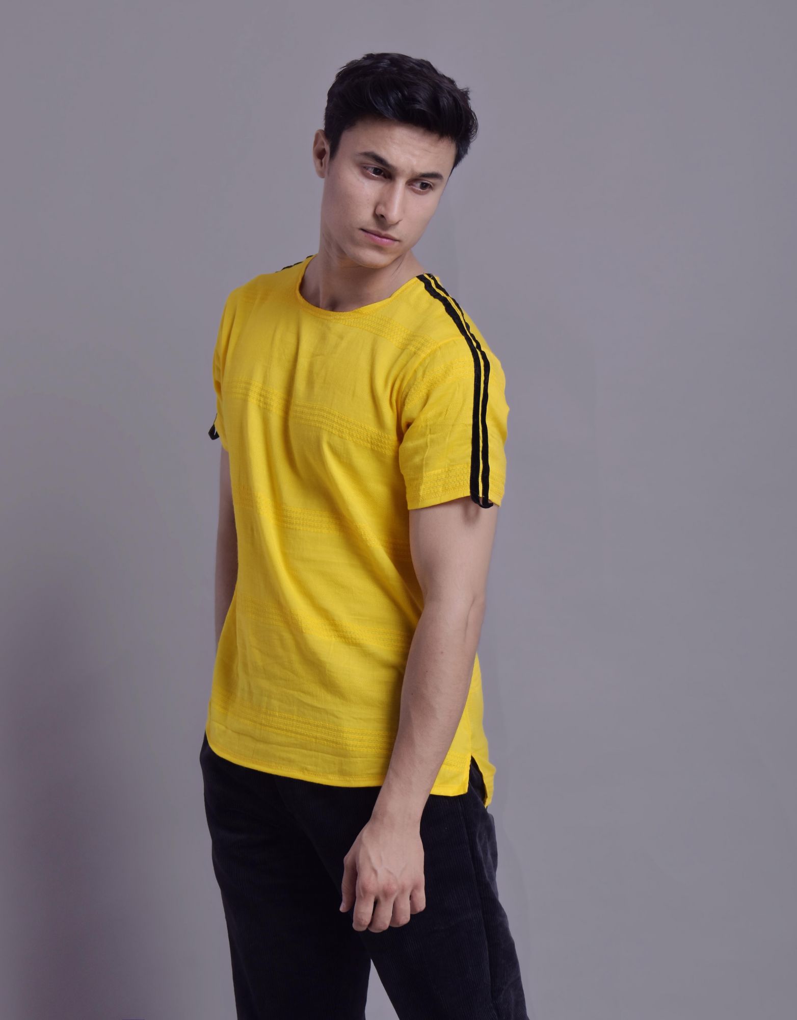 Mens Textured Casual Tshirt