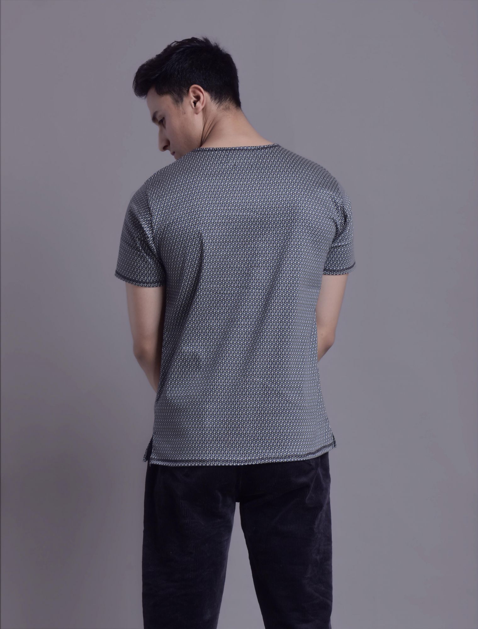 Mens Printed Co-ord Tshirt