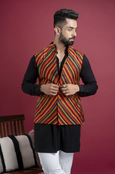 Striped Cotton Jacket